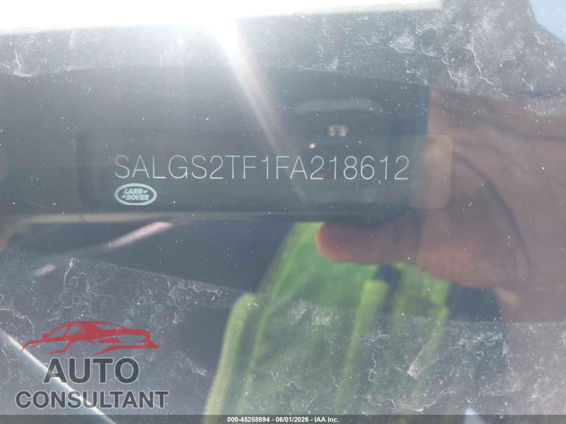 LAND ROVER RANGE ROVER 2015 - SALGS2TF1FA218612