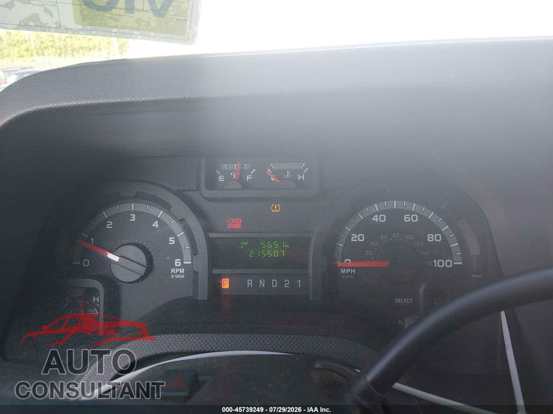 FORD E-150 2012 - 1FTNE1EL6CDA23568