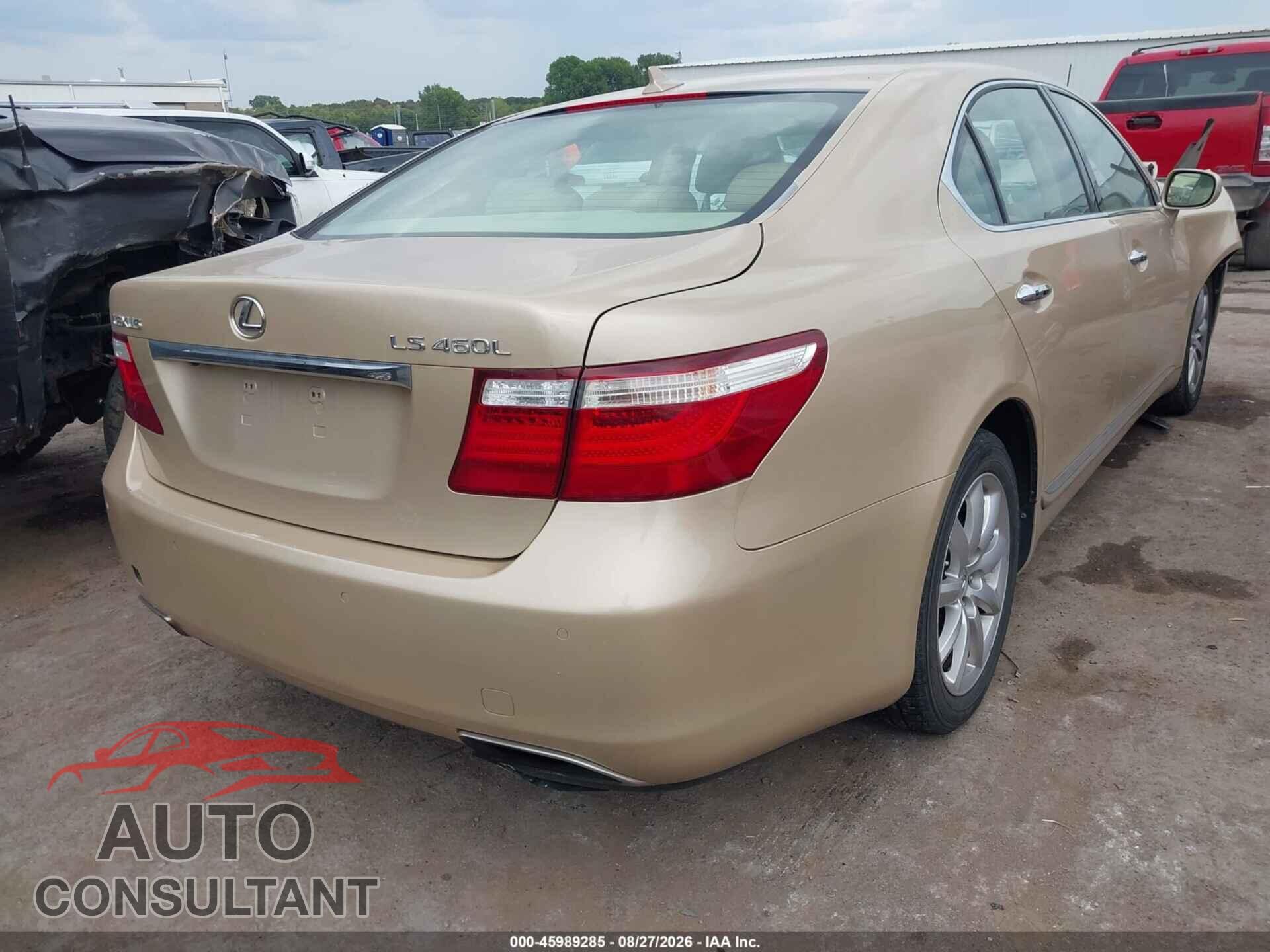 LEXUS LS 2009 - JTHGL46F395034134