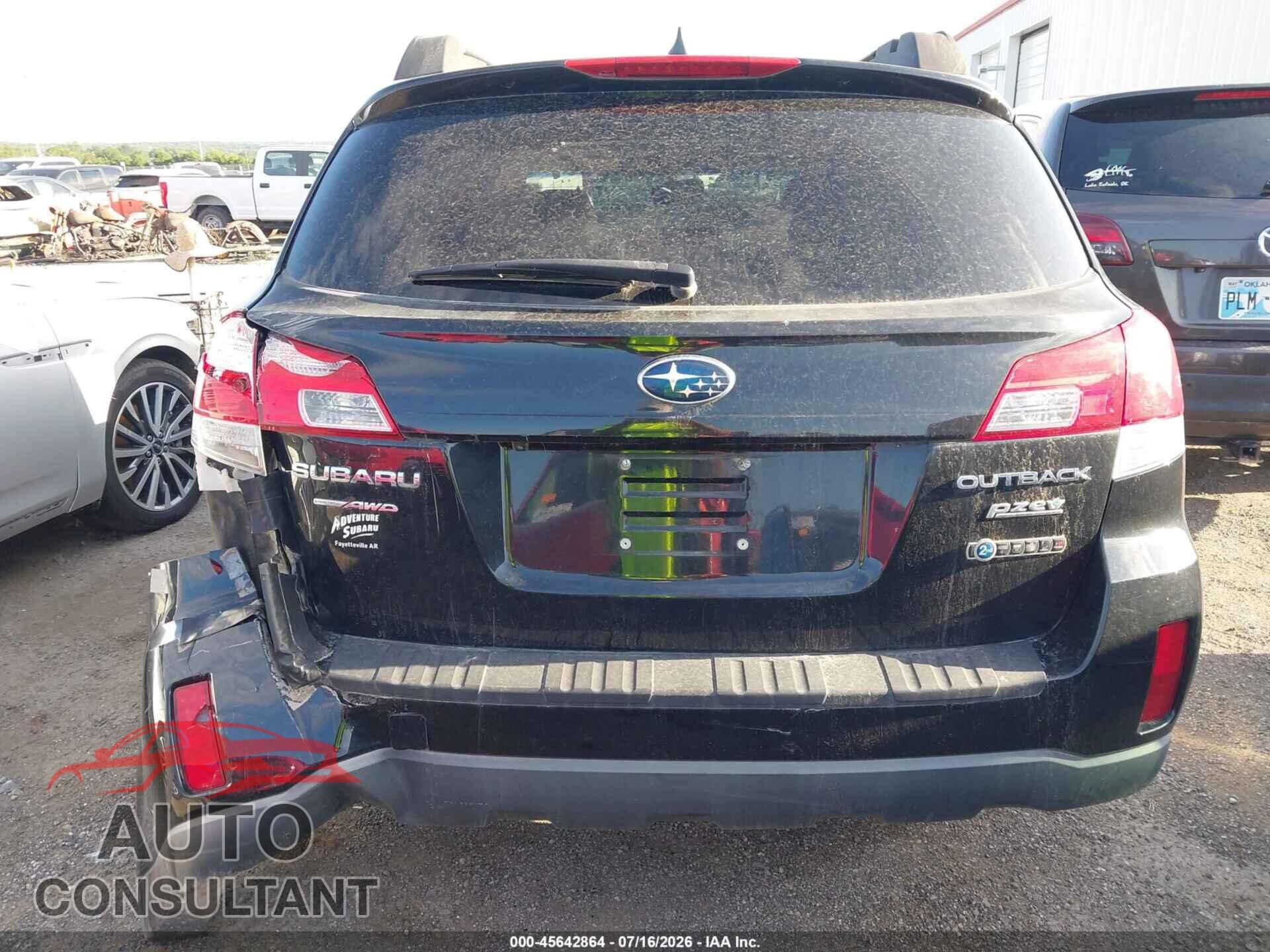 SUBARU OUTBACK 2014 - 4S4BRBLC0E3296980