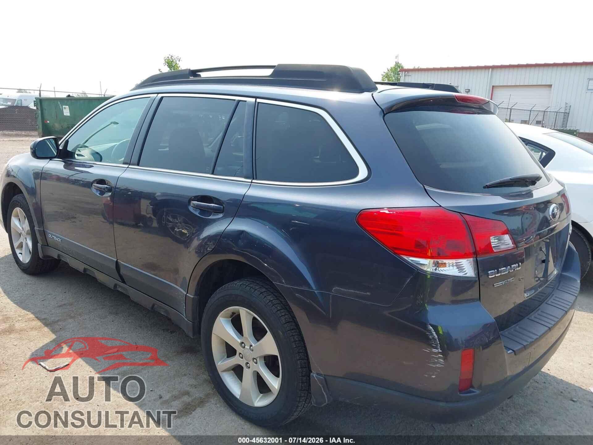 SUBARU OUTBACK 2013 - 4S4BRCCC4D1216144