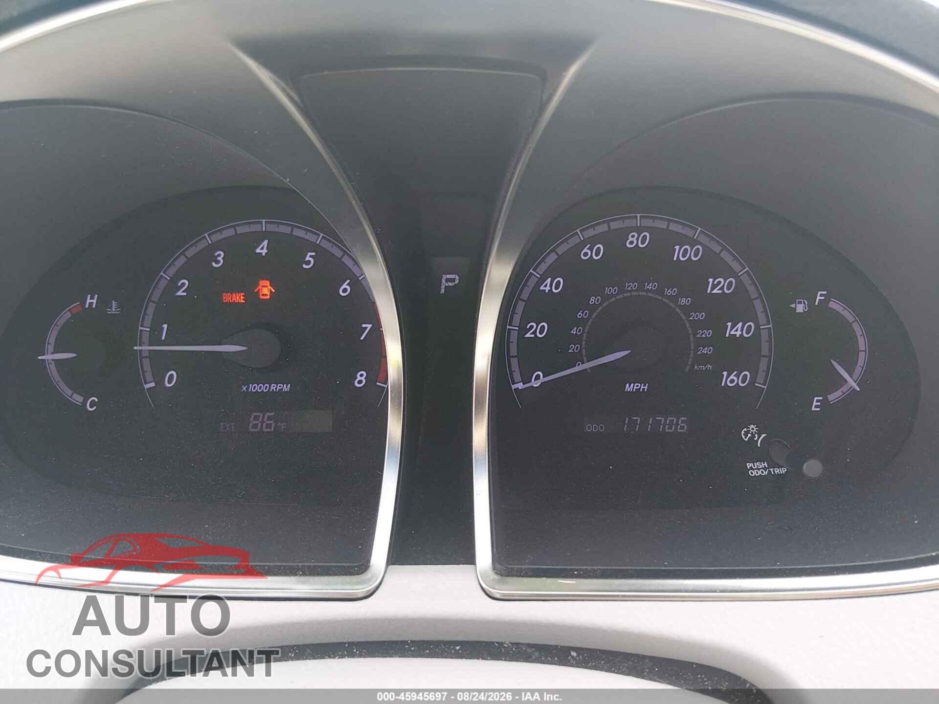 TOYOTA AVALON 2012 - 4T1BK3DB2CU456445