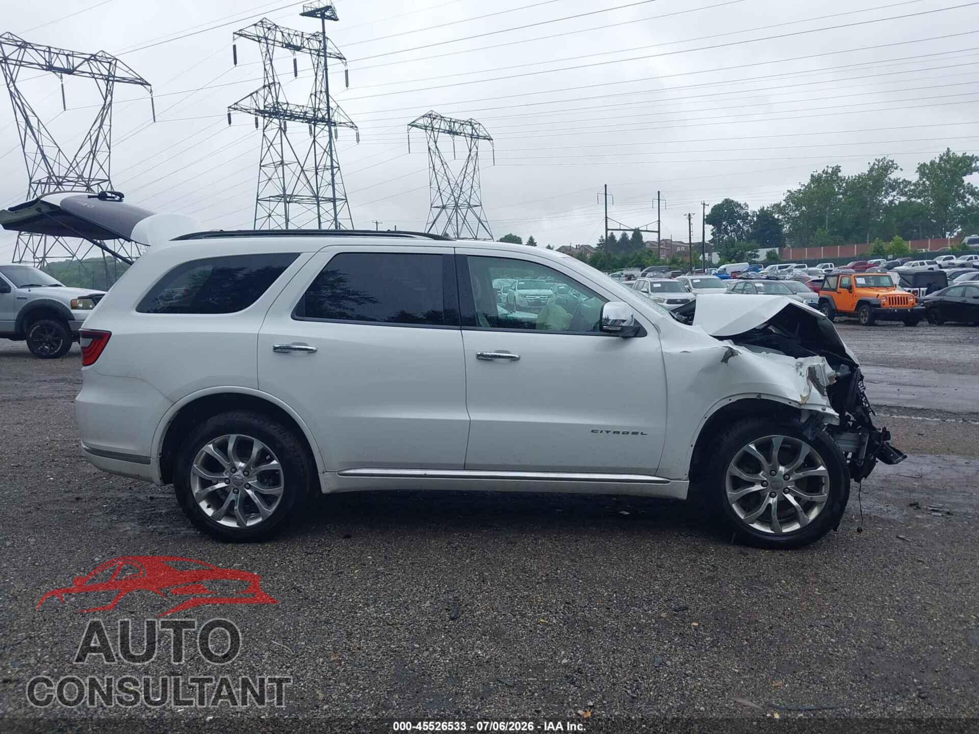 DODGE DURANGO 2016 - 1C4RDJEG5GC485977