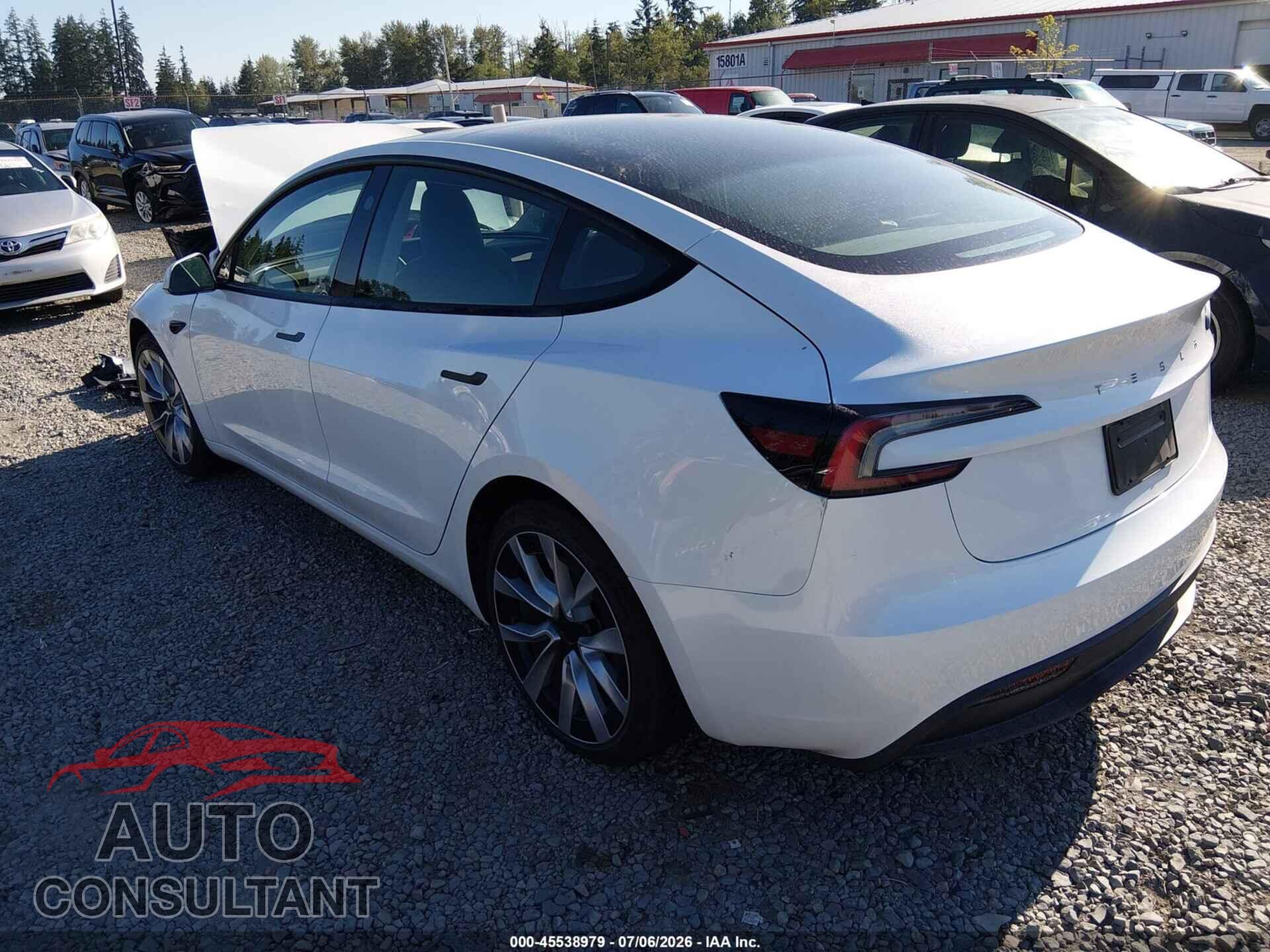 TESLA MODEL 3 2025 - 5YJ3E1EA9SF048364