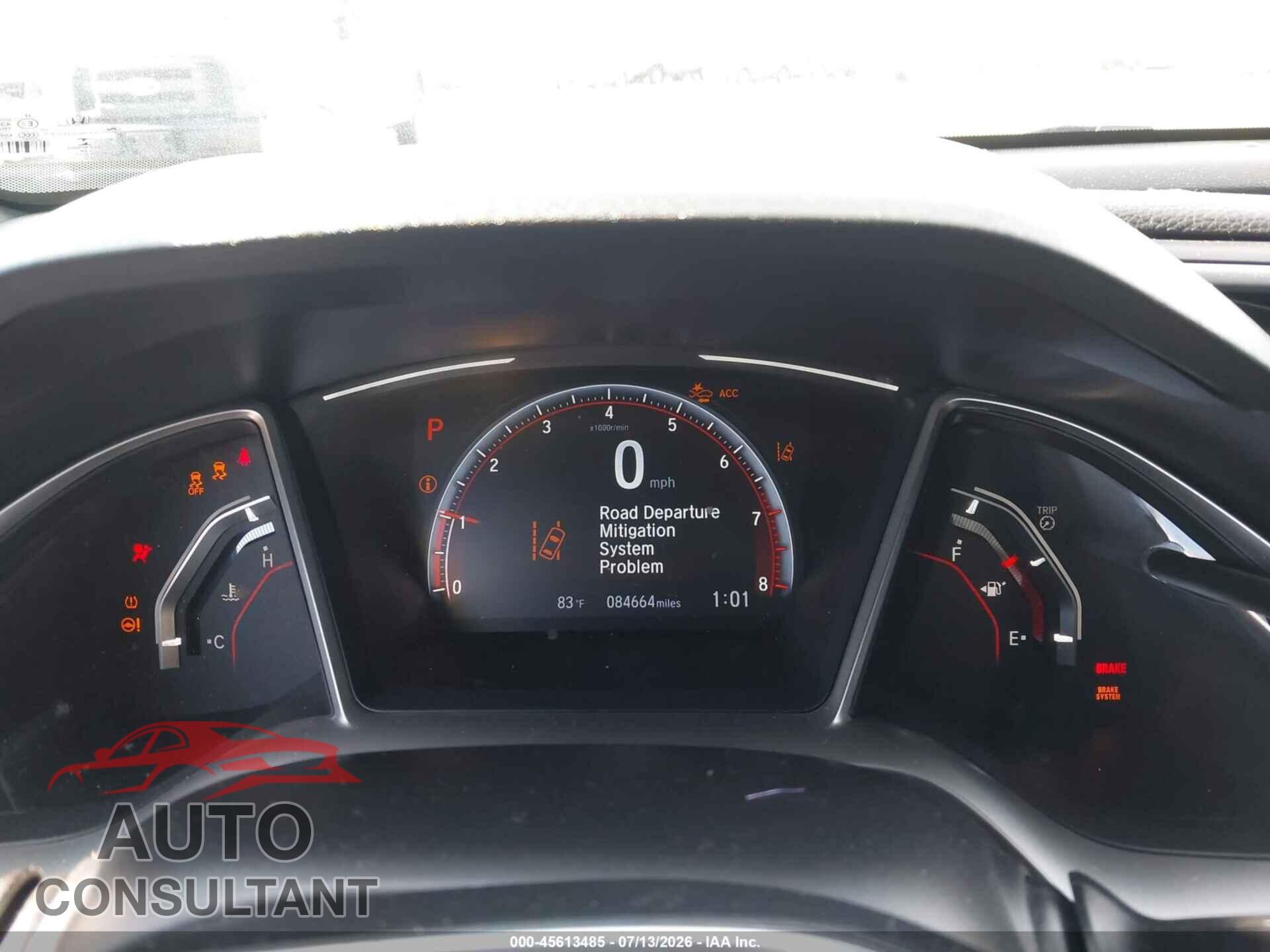 HONDA CIVIC 2020 - 2HGFC4B80LH304149