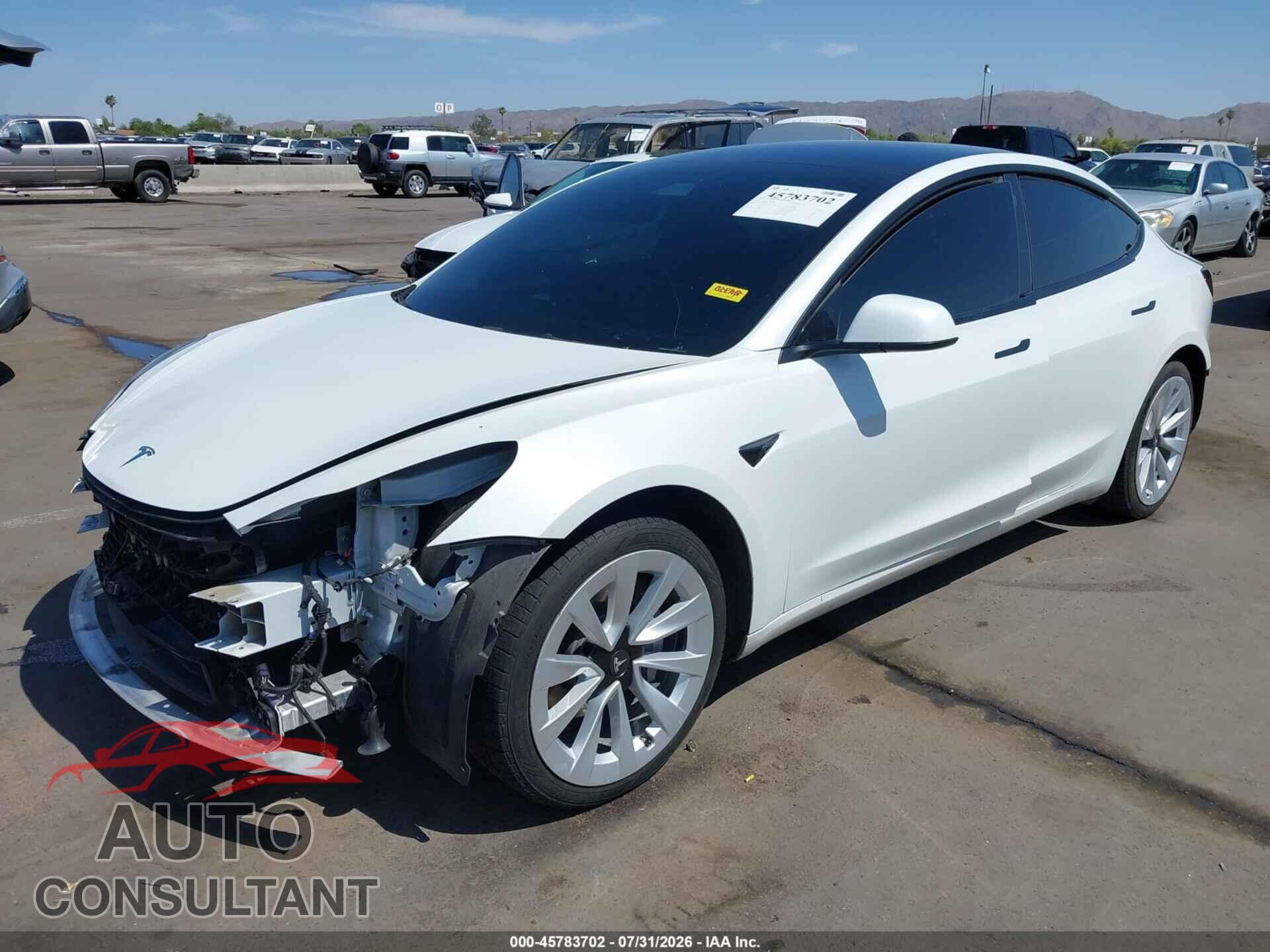 TESLA MODEL 3 2022 - 5YJ3E1EB3NF111875