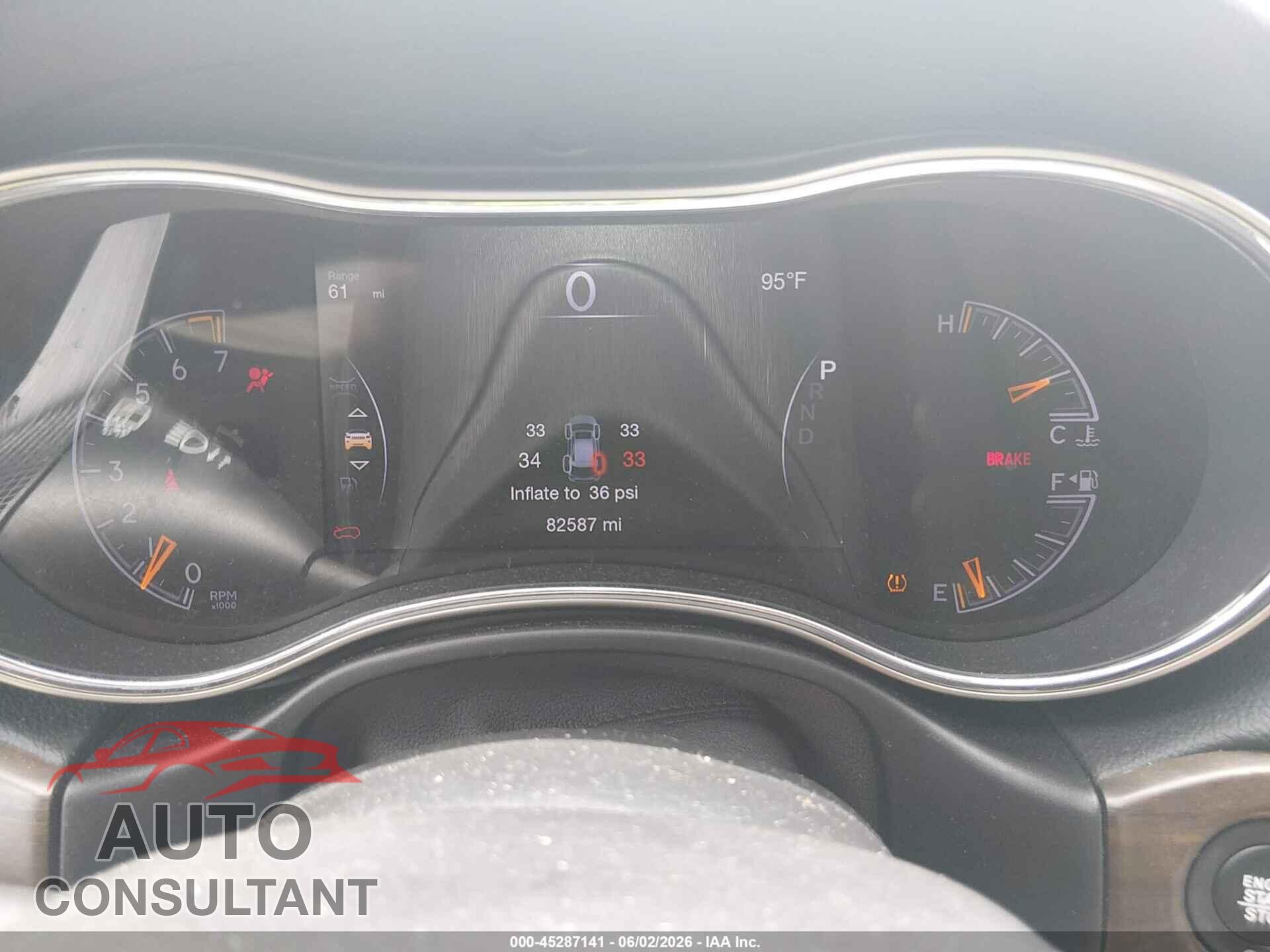 JEEP GRAND CHEROKEE 2017 - 1C4RJEBG2HC708627