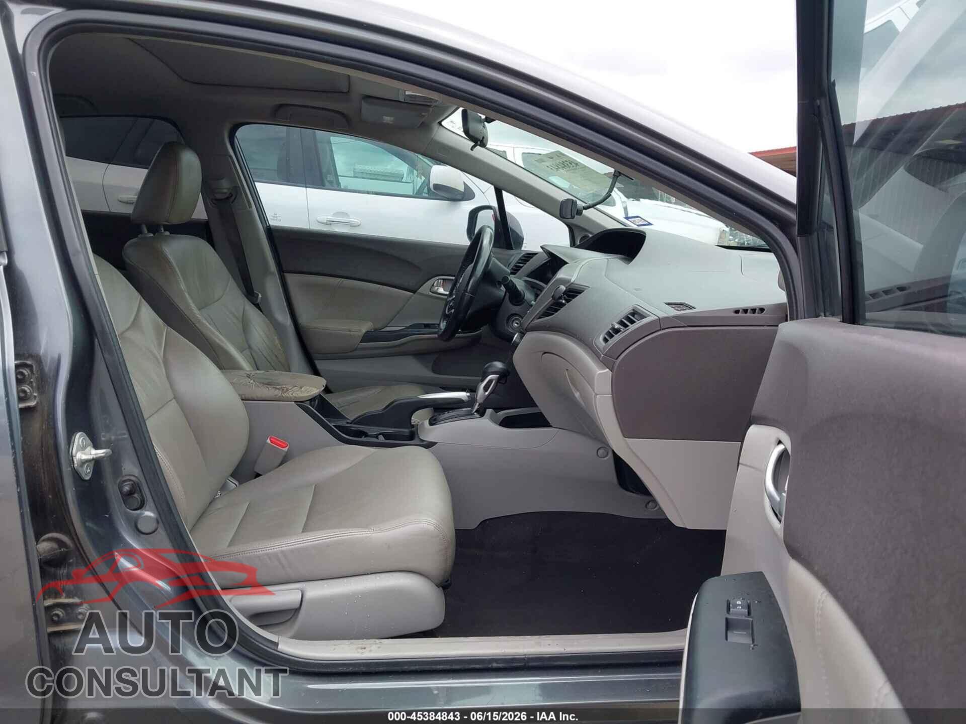 HONDA CIVIC 2012 - 2HGFB2F91CH551870