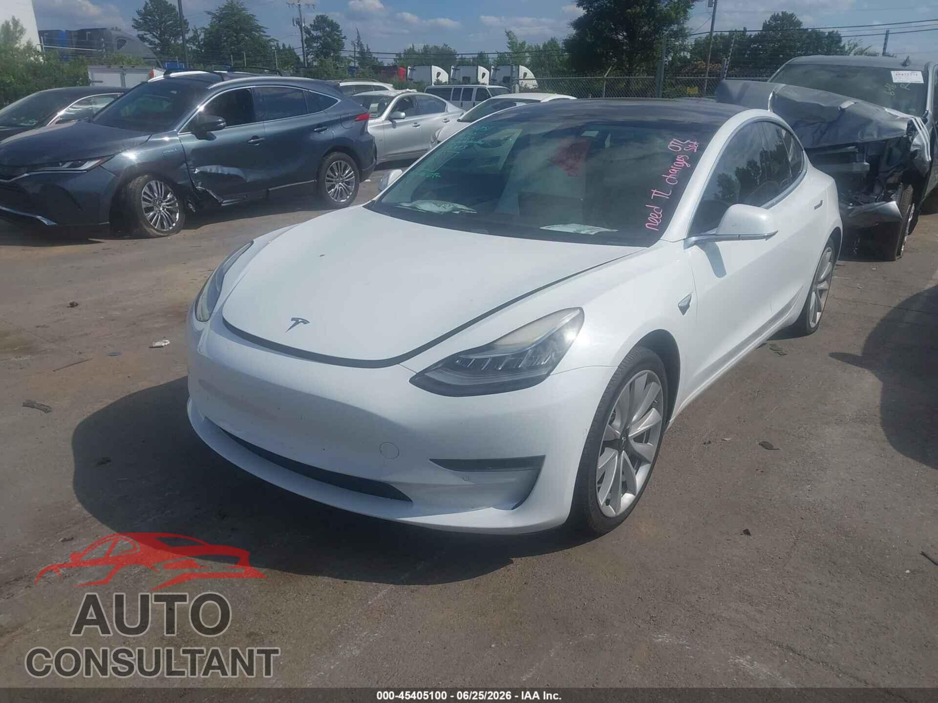 TESLA MODEL 3 2018 - 5YJ3E1EB7JF096873