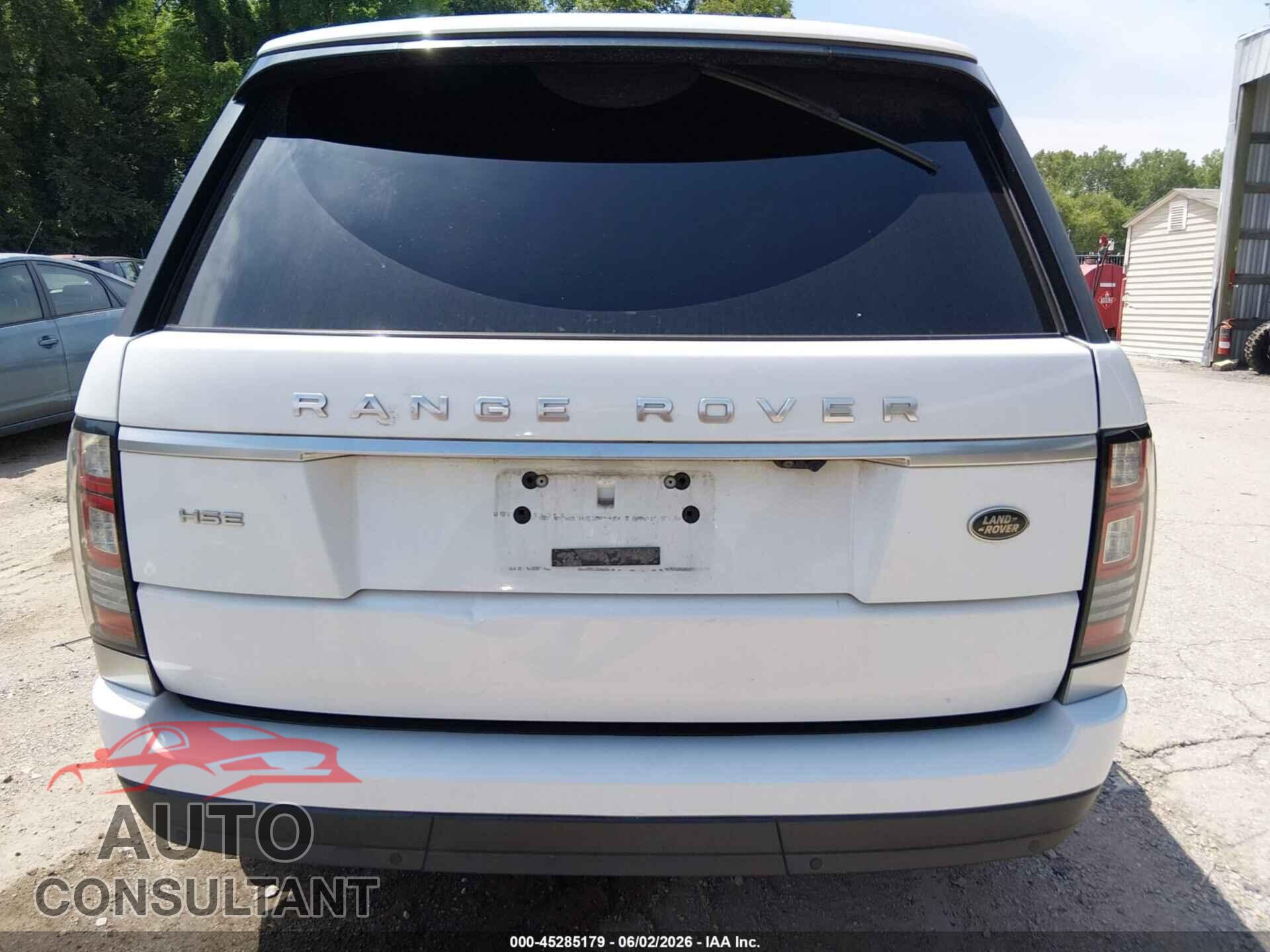 LAND ROVER RANGE ROVER 2016 - SALGS2PF3GA306167