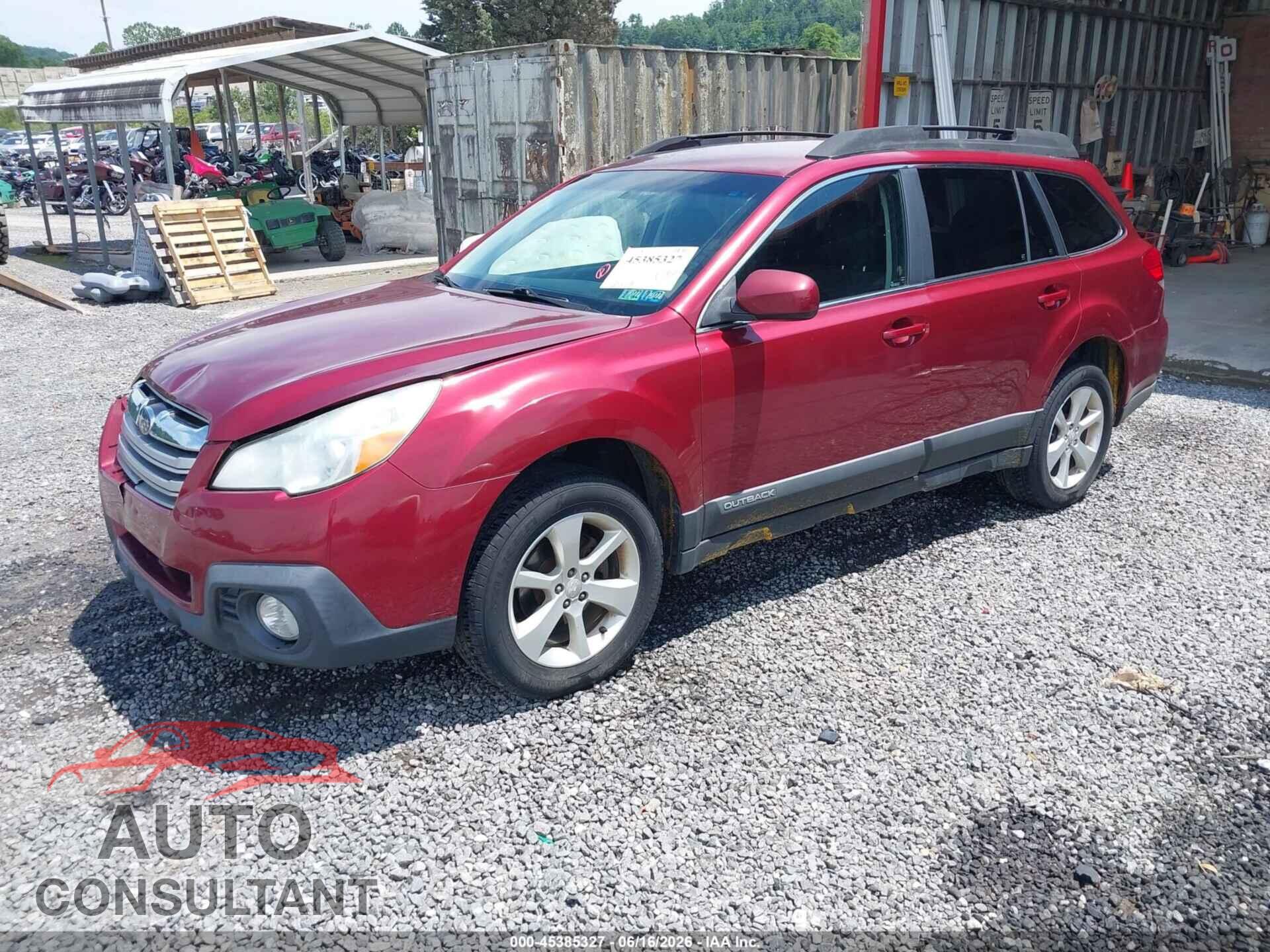 SUBARU OUTBACK 2014 - 4S4BRBCC5E3218758