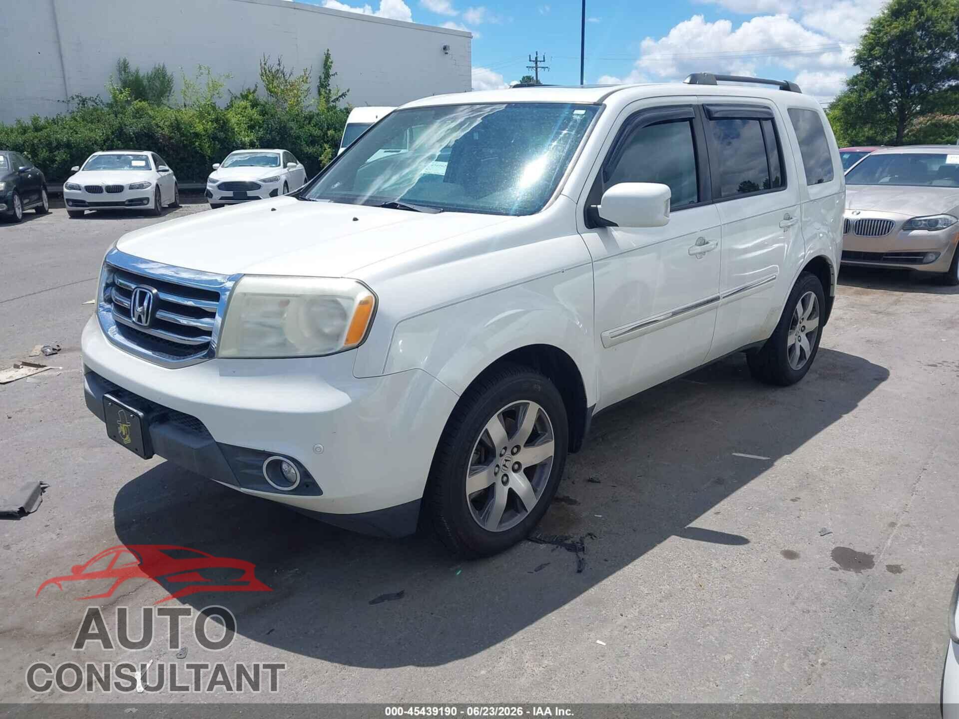 HONDA PILOT 2013 - 5FNYF3H91DB021193