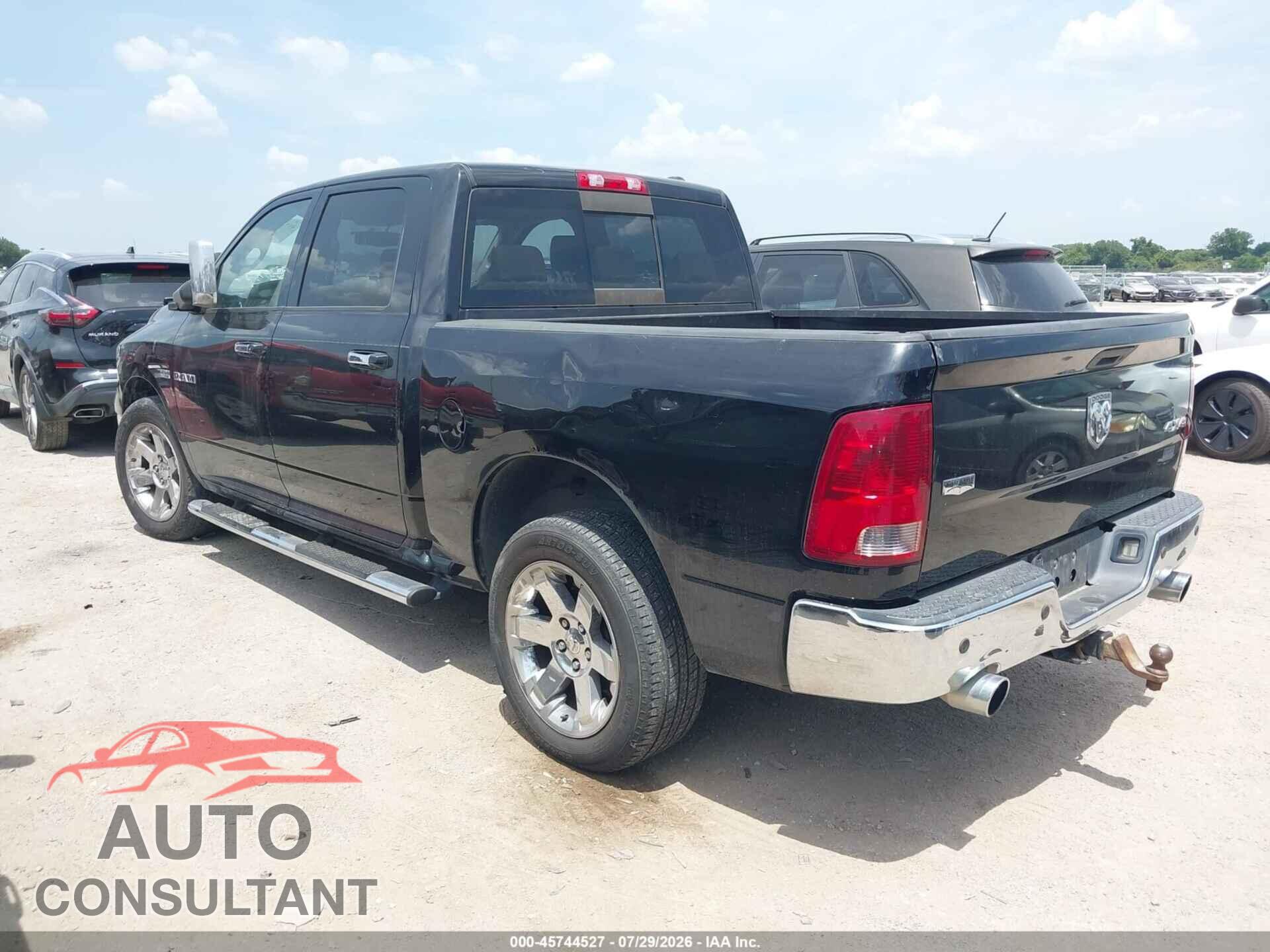 DODGE RAM 1500 2010 - 1D7RV1CT8AS219952