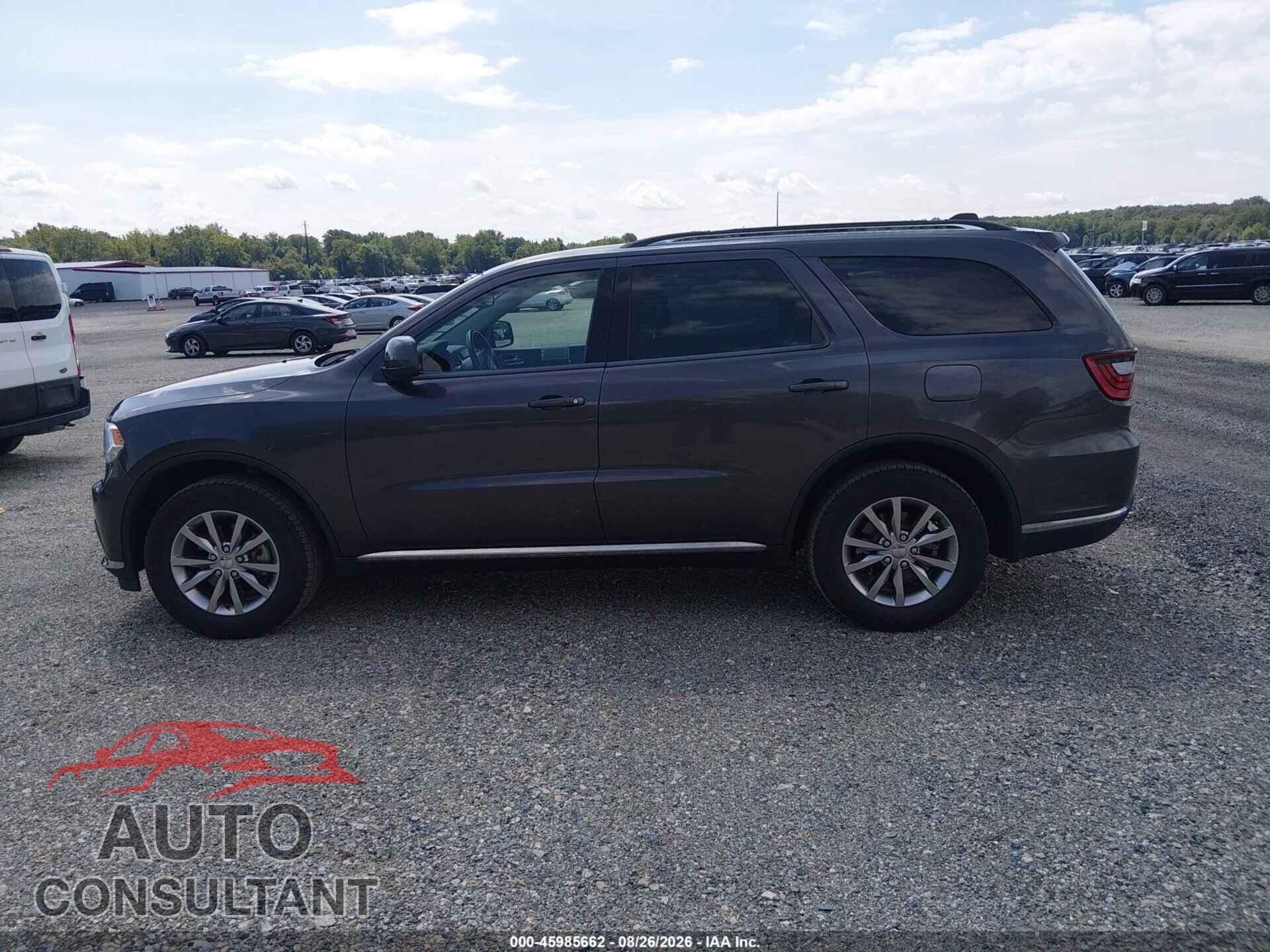 DODGE DURANGO 2017 - 1C4RDJAG4HC883687