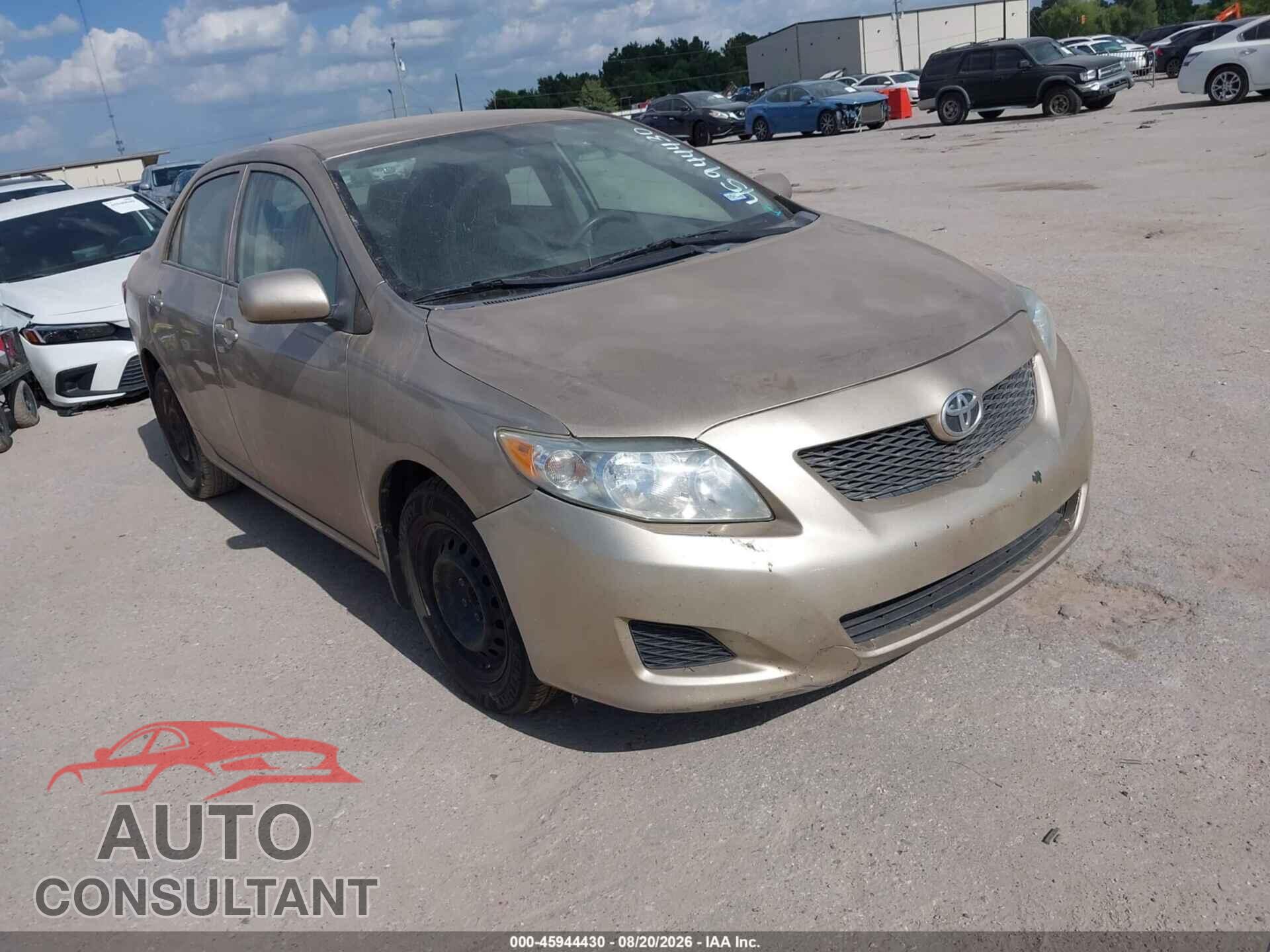 TOYOTA COROLLA 2009 - 1NXBU40E39Z045242
