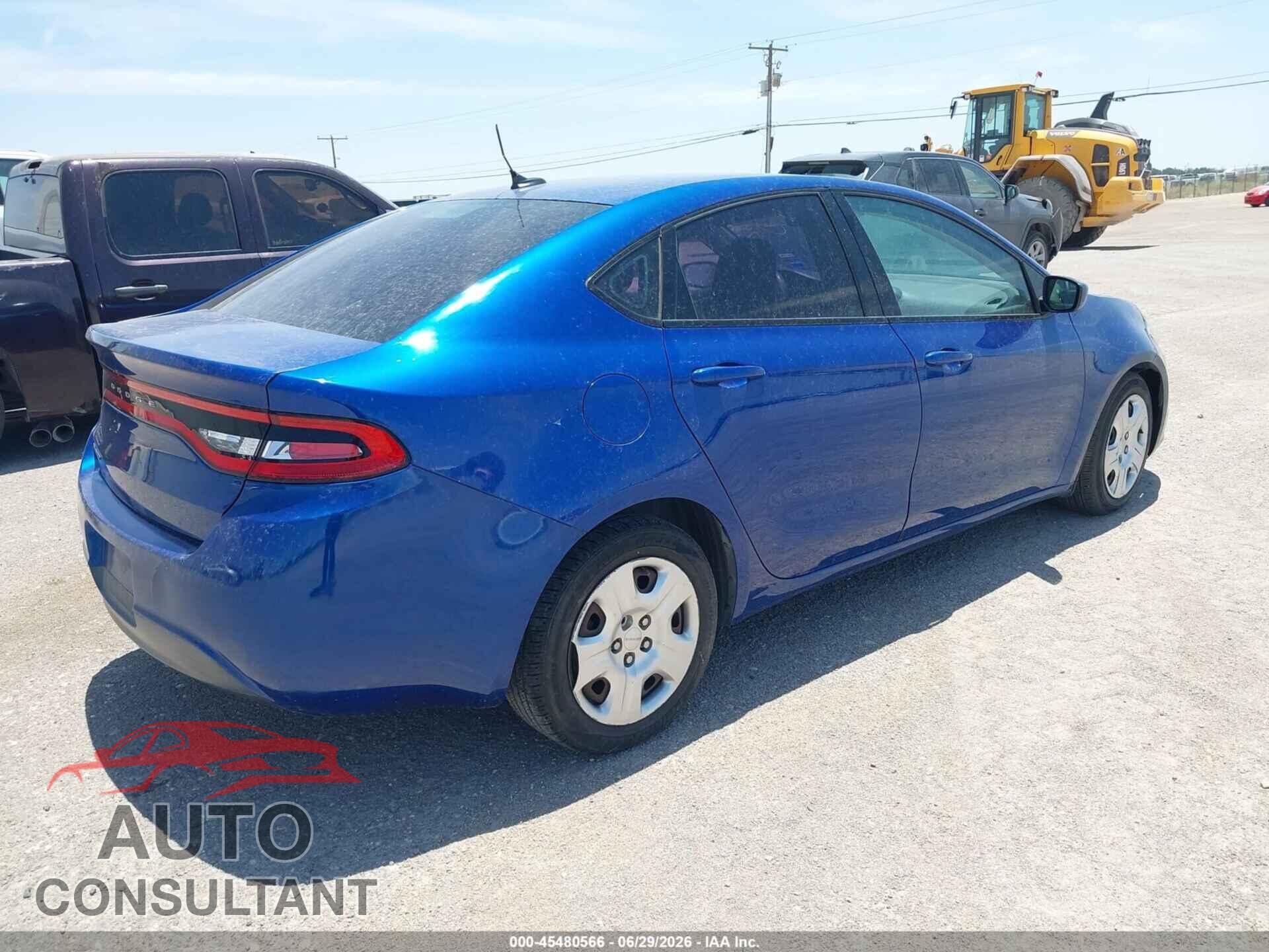 DODGE DART 2014 - 1C3CDFAA0ED768321