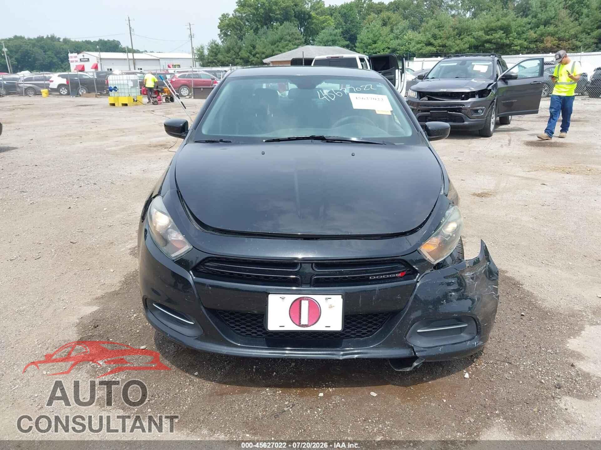DODGE DART 2015 - 1C3CDFBBXFD200053