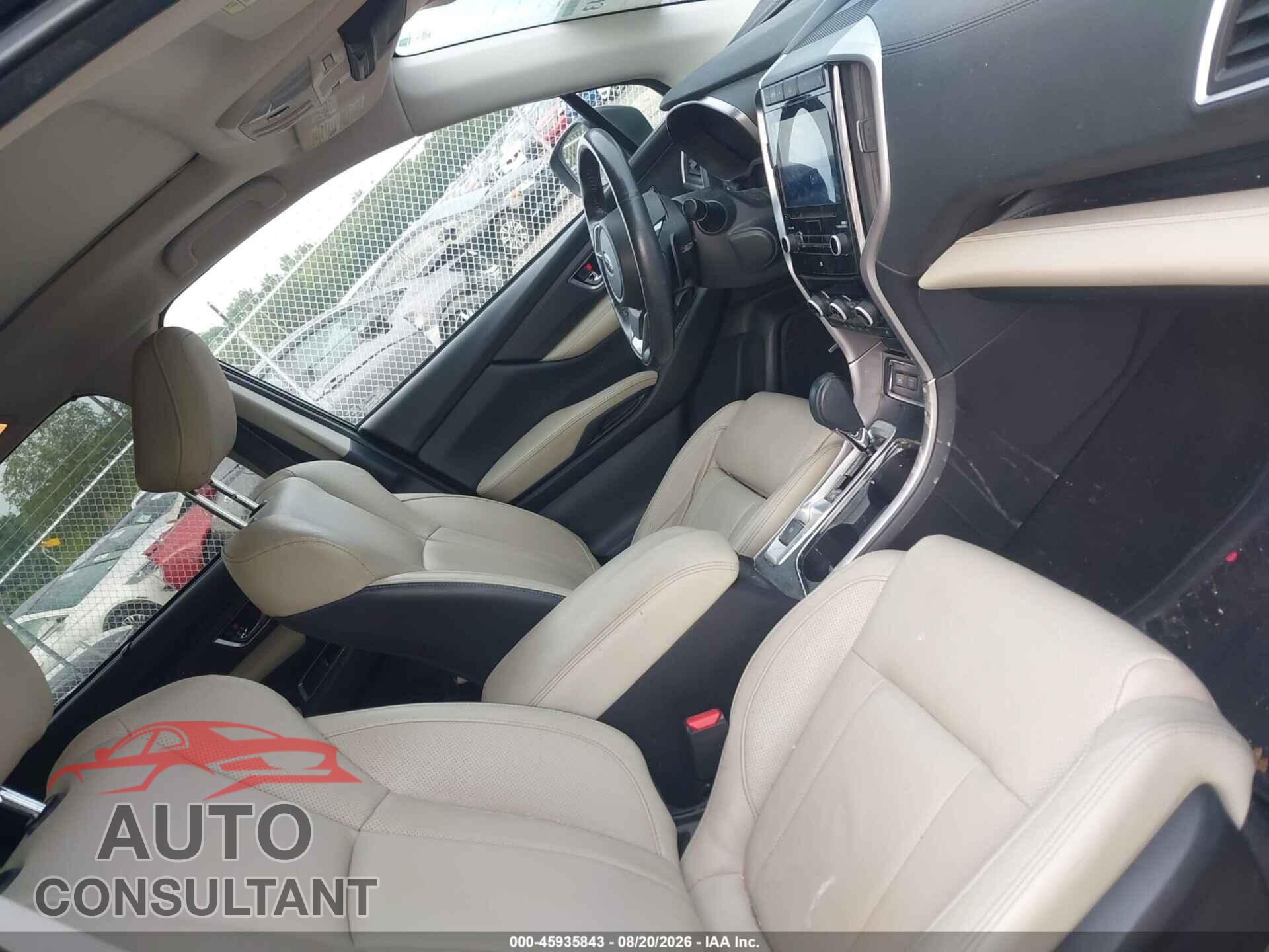 SUBARU ASCENT 2019 - 4S4WMAPD9K3441295
