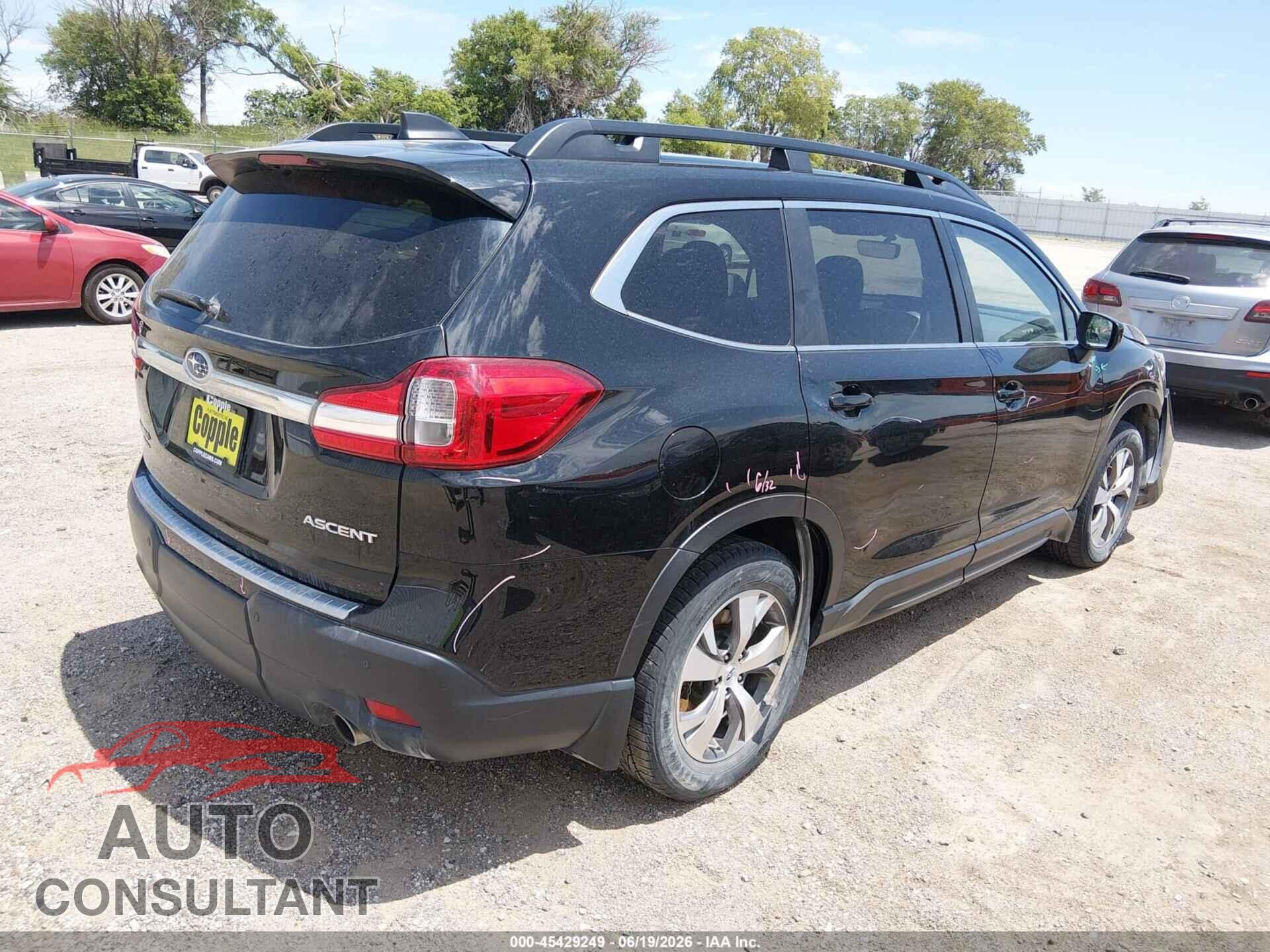 SUBARU ASCENT 2019 - 4S4WMACD4K3427374