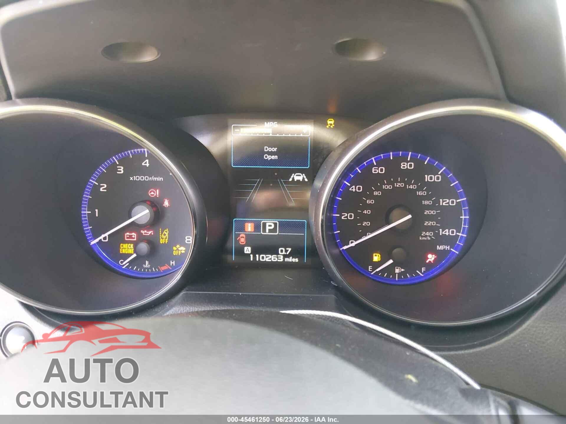 SUBARU OUTBACK 2019 - 4S4BSABC2K3388779