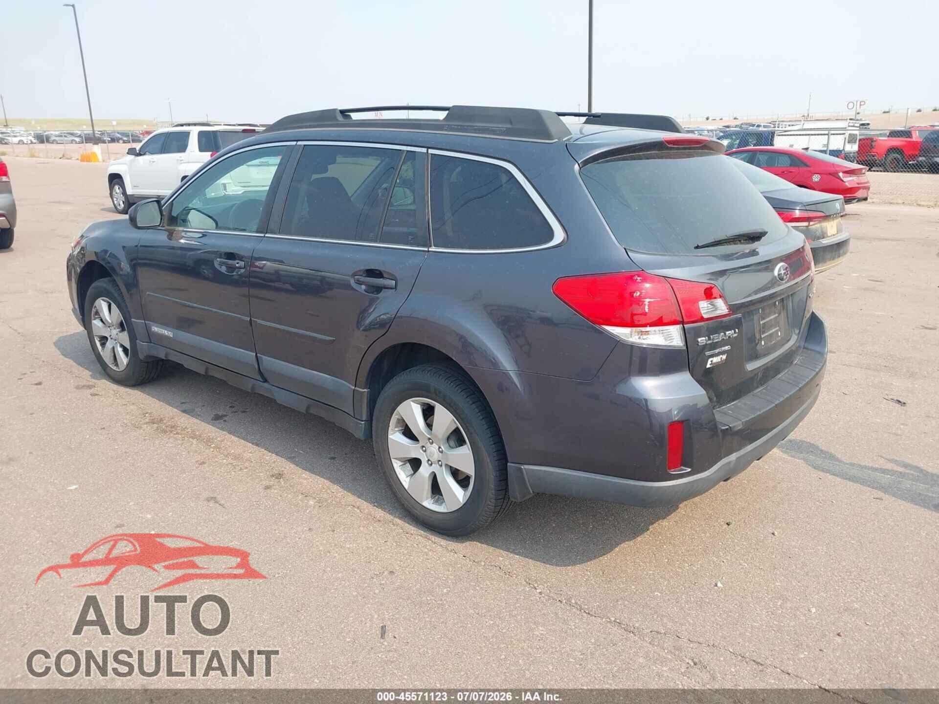 SUBARU OUTBACK 2011 - 4S4BRCCC0B3431862