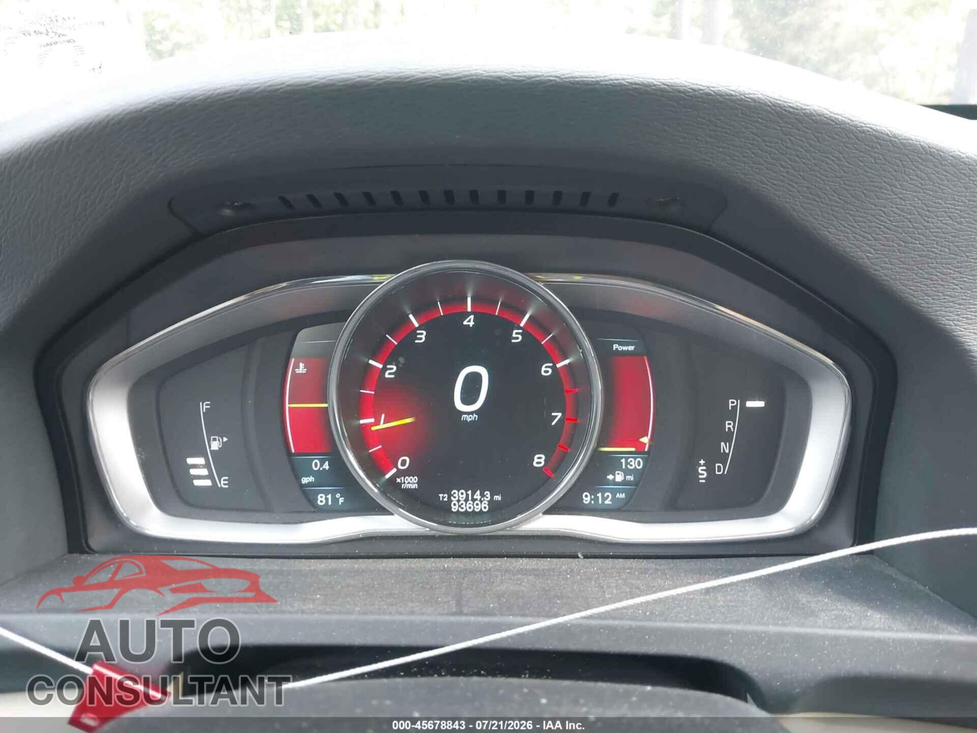 VOLVO S60 2014 - YV1612FH4E2293178