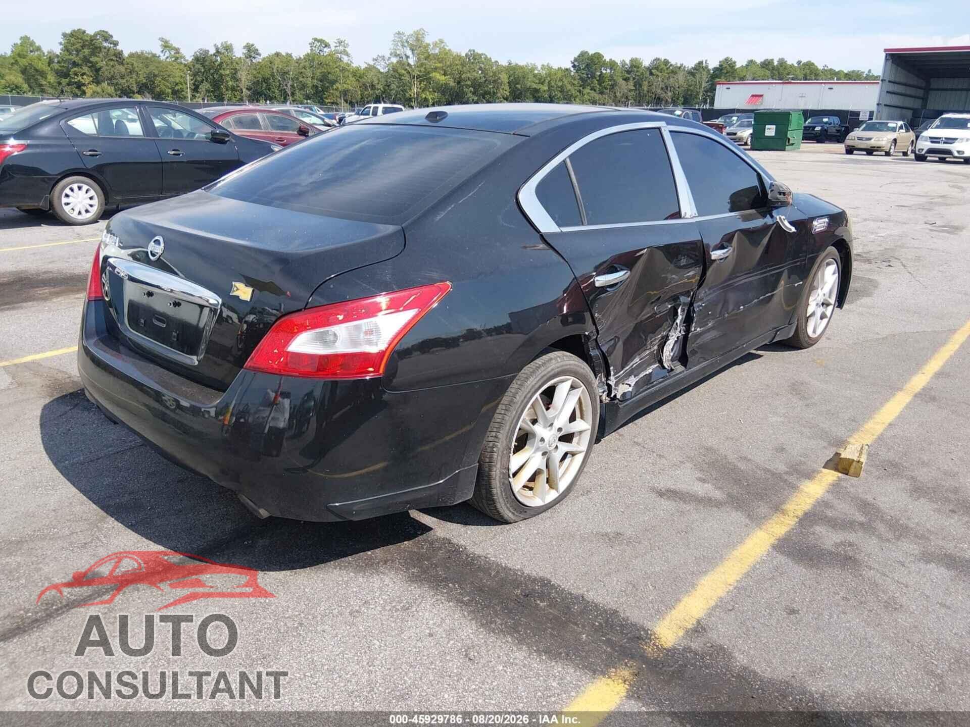 NISSAN MAXIMA 2009 - 1N4AA51E19C843540