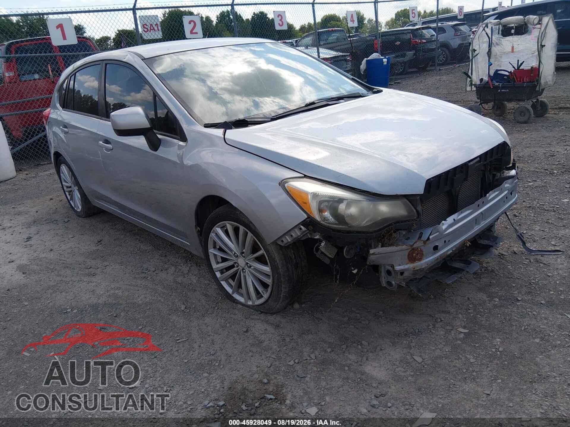 SUBARU IMPREZA 2012 - JF1GPAA68CH201059