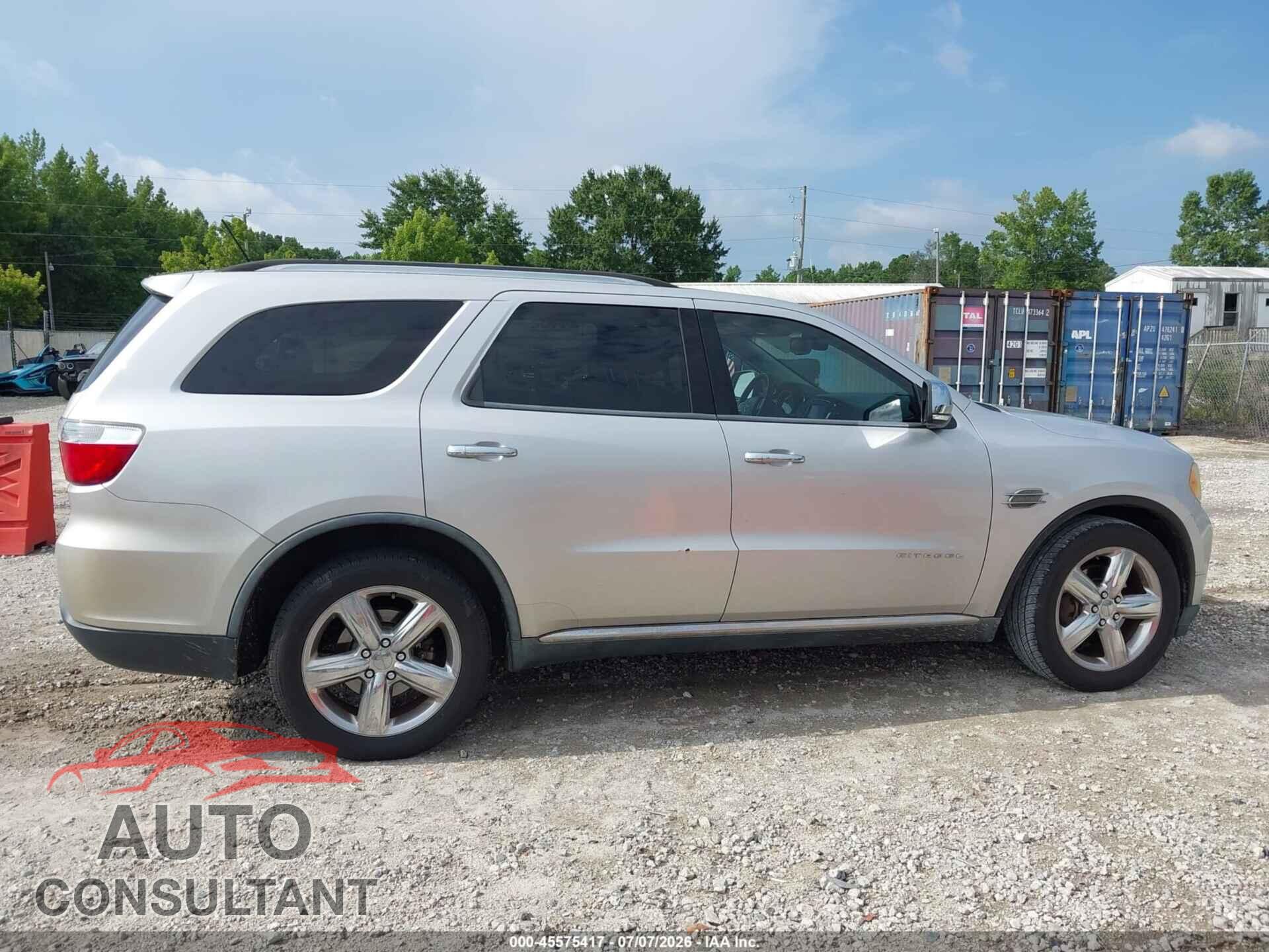 DODGE DURANGO 2011 - 1D4SD5GTXBC592666