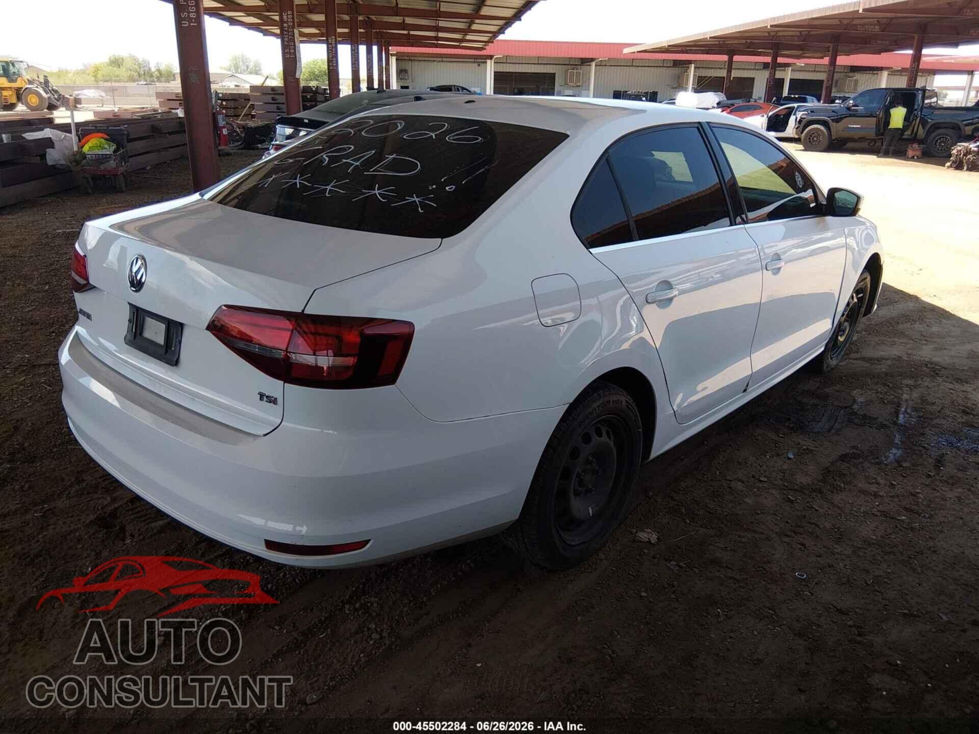 VOLKSWAGEN JETTA 2017 - 3VW2B7AJ9HM399869