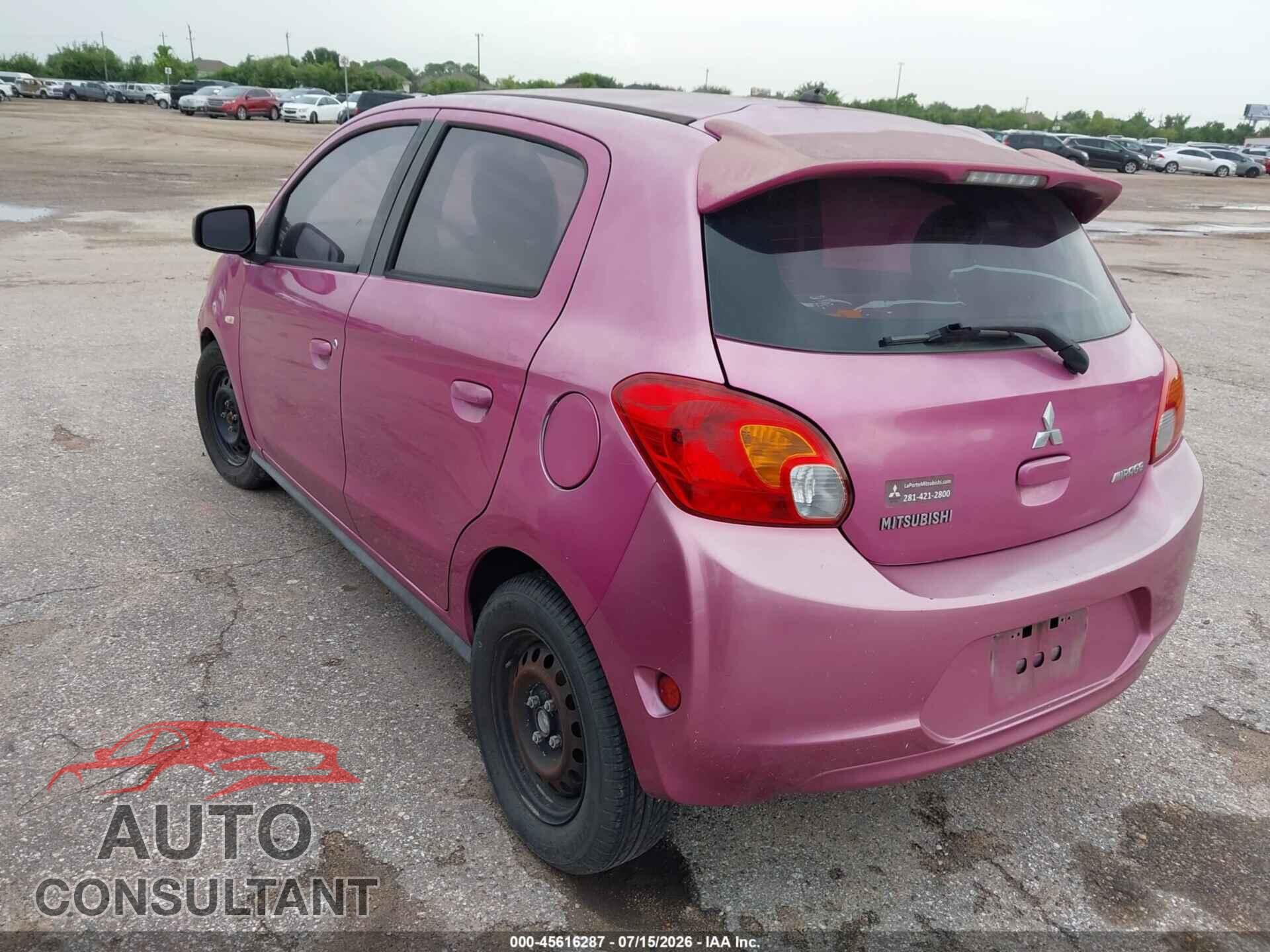 MITSUBISHI MIRAGE 2015 - ML32A3HJ8FH050131