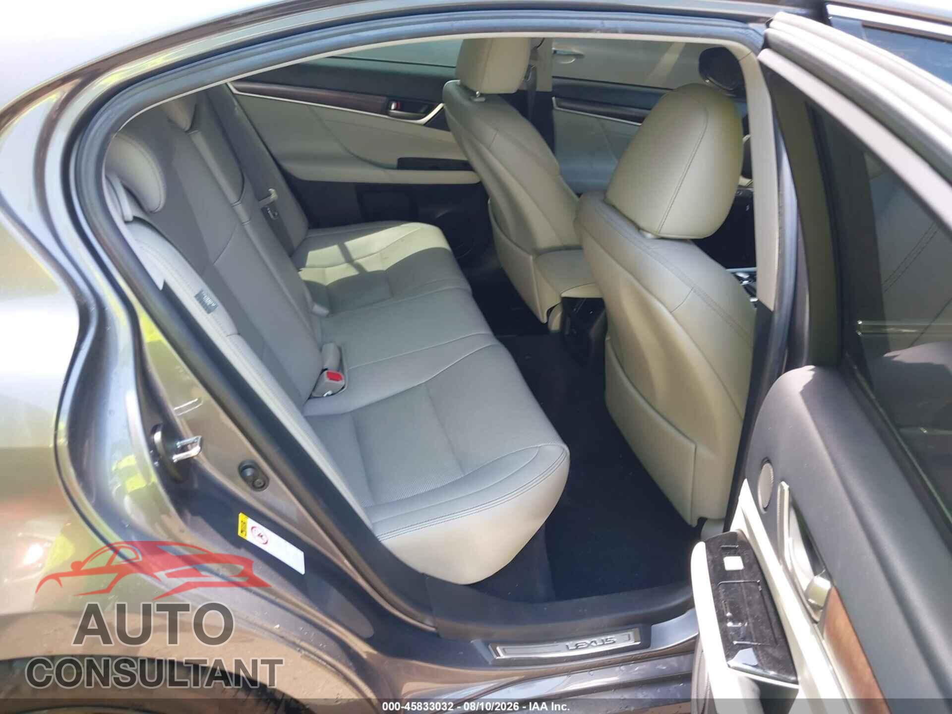 LEXUS GS 350 2013 - JTHBE1BL4D5021495