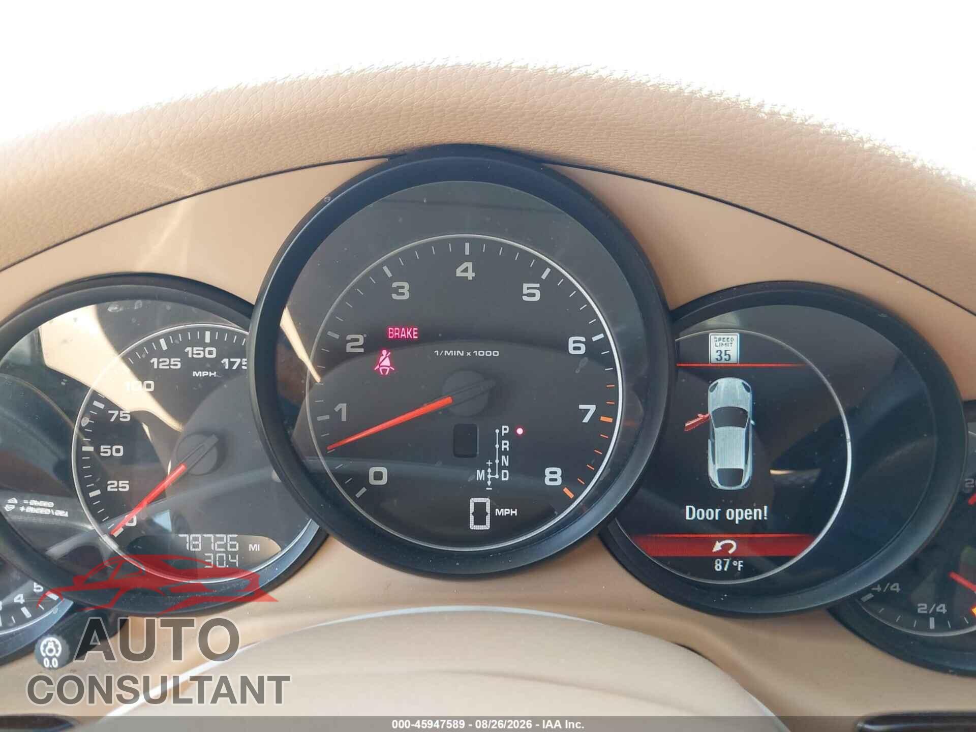 PORSCHE PANAMERA 2013 - WP0AA2A77DL010232