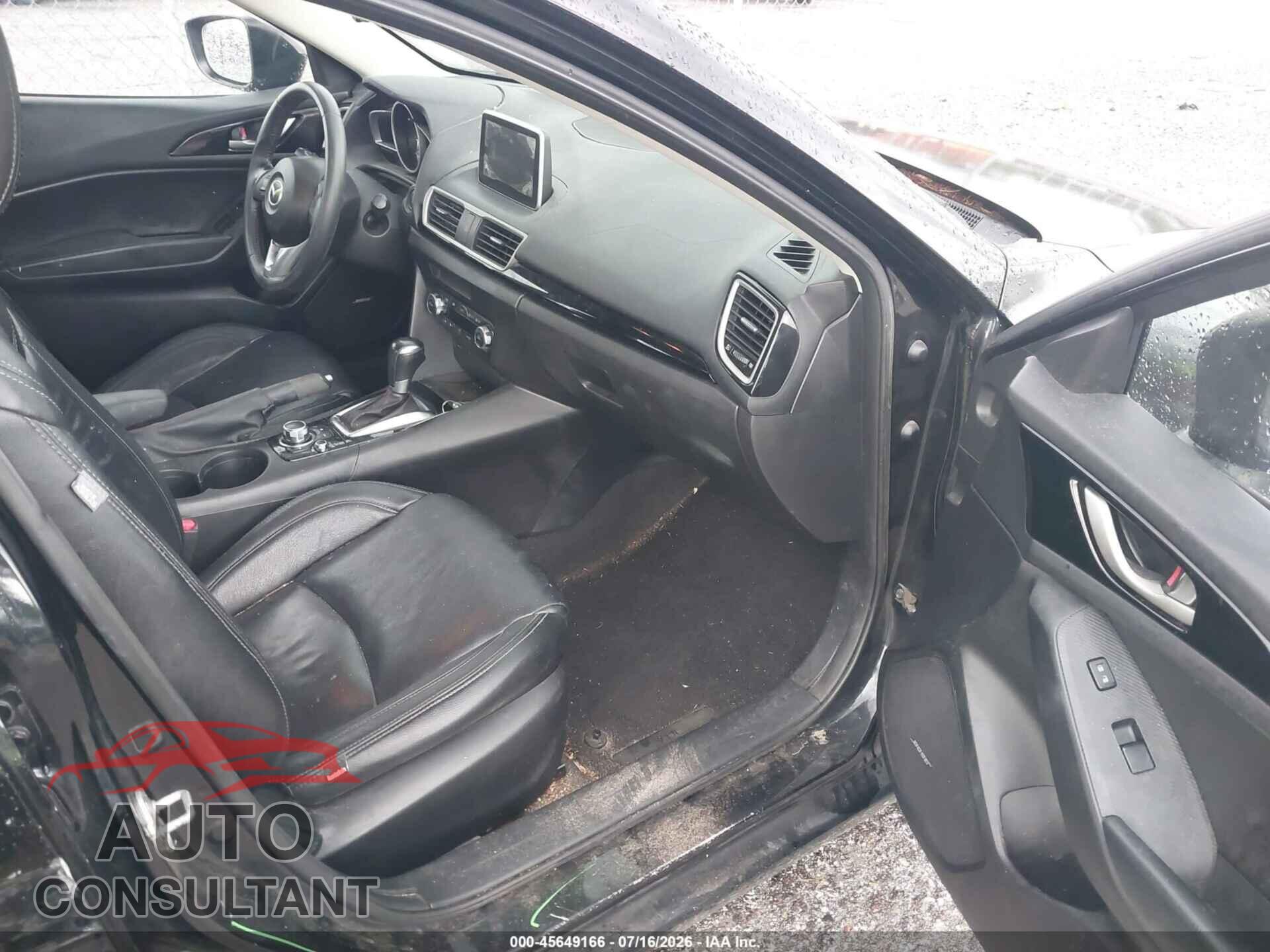 MAZDA MAZDA3 2016 - JM1BM1W78G1343473