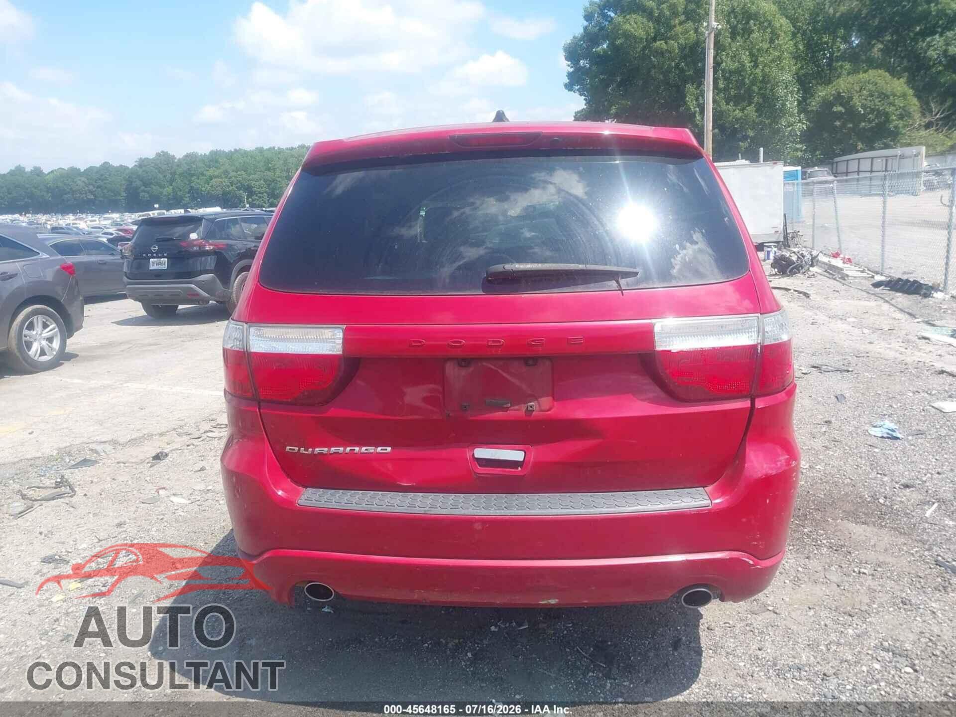 DODGE DURANGO 2013 - 1C4RDHAG2DC658297