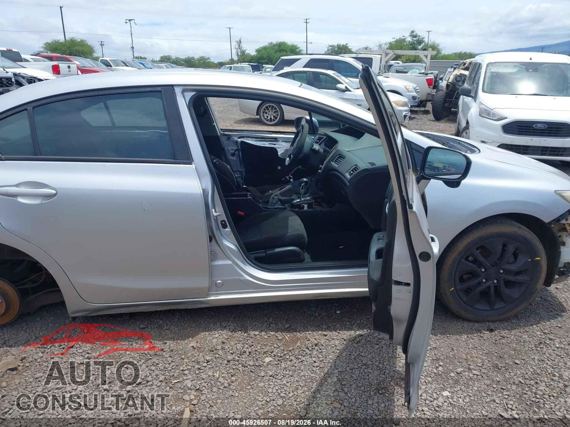 HONDA CIVIC 2014 - 19XFB2F88EE067537