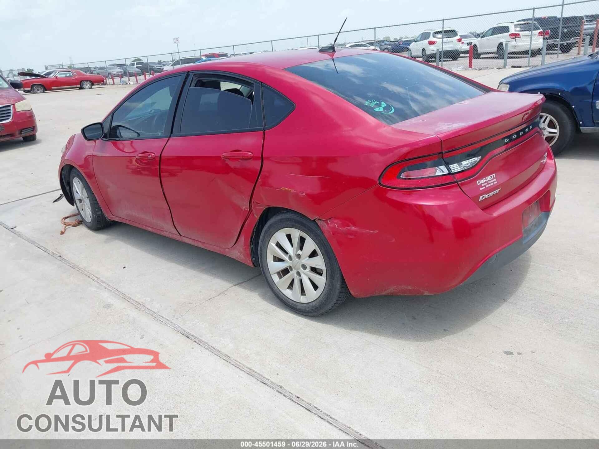 DODGE DART 2014 - 1C3CDFBBXED702415