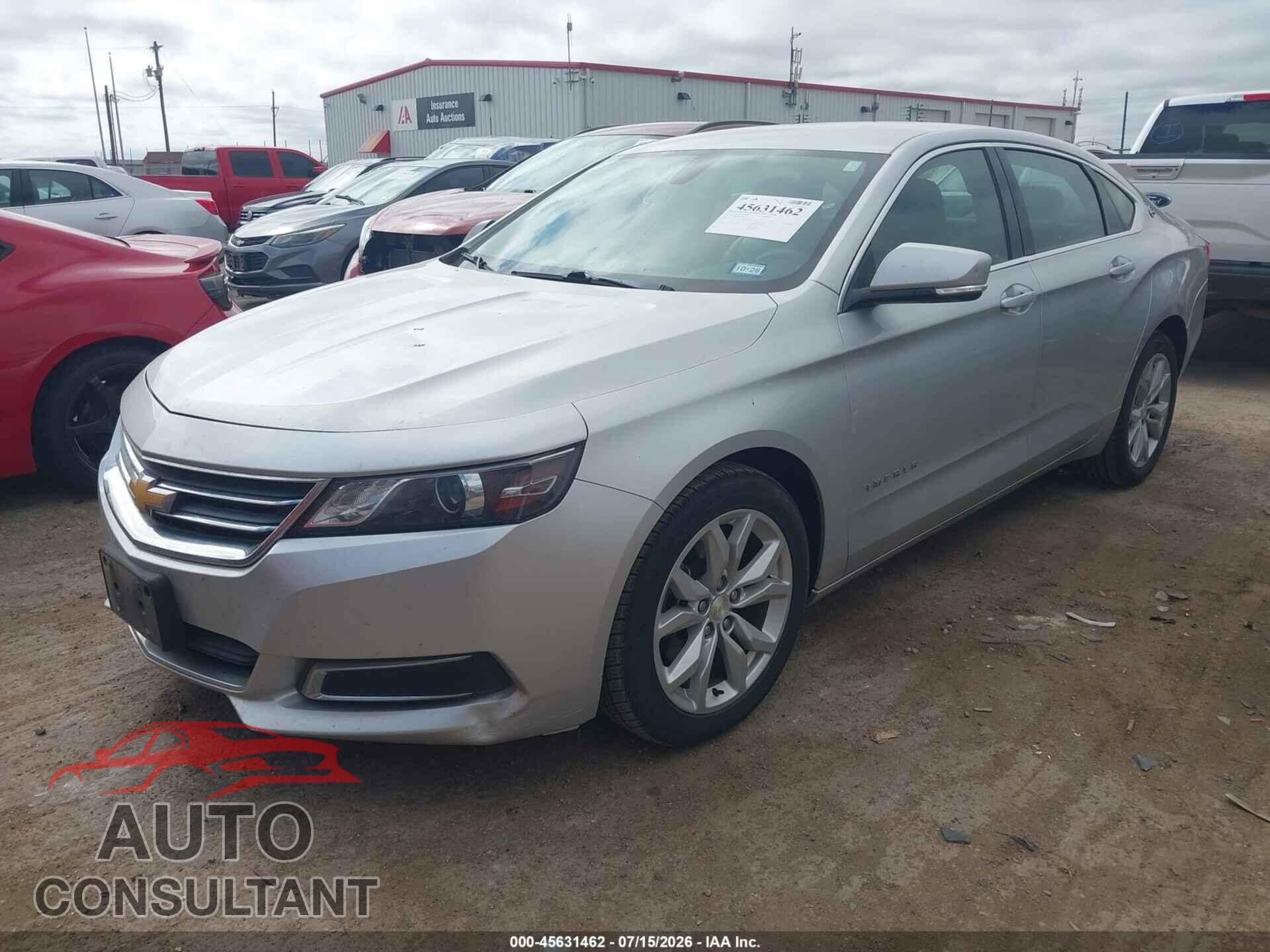 CHEVROLET IMPALA 2017 - 2G1105S38H9190648