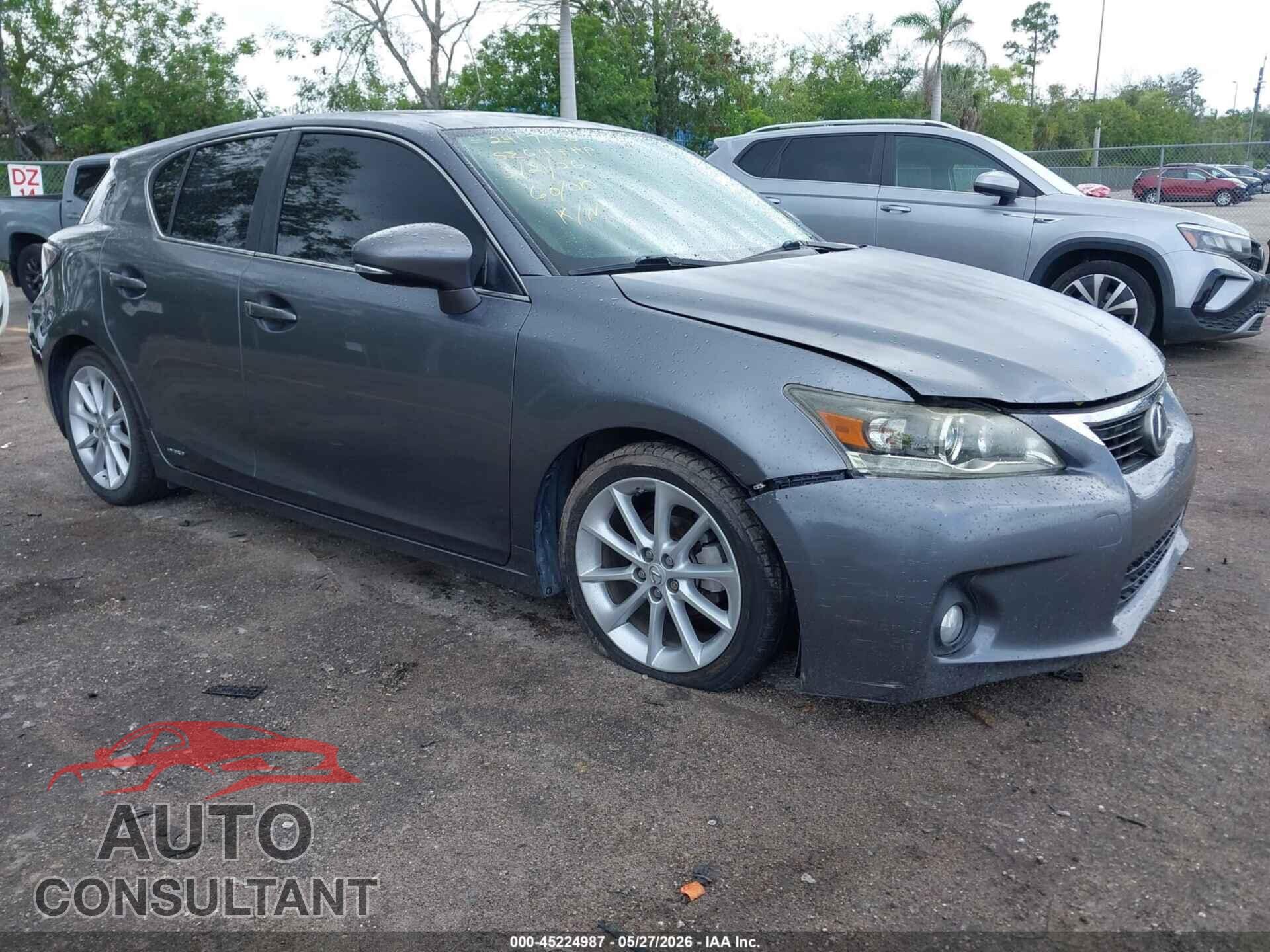 LEXUS CT 200H 2013 - JTHKD5BH9D2169794