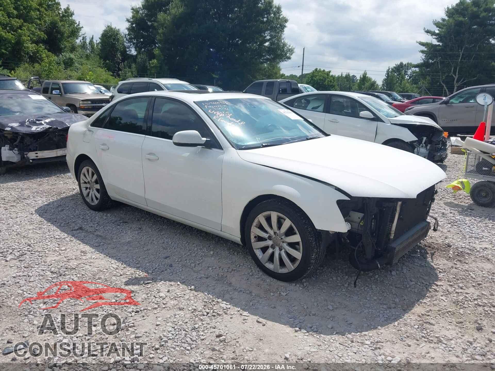 AUDI A4 2013 - WAUAFAFL3DA045263
