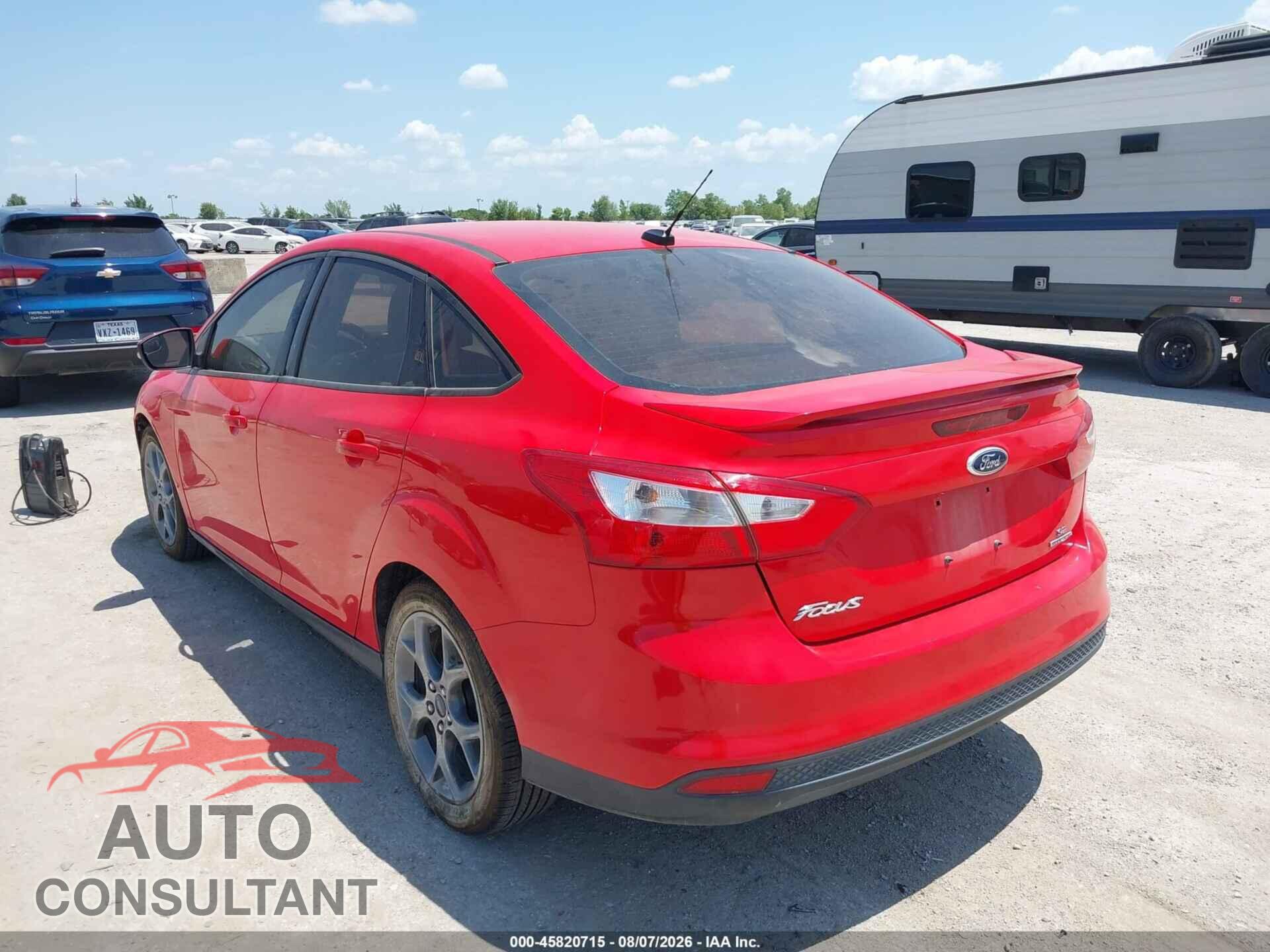 FORD FOCUS 2013 - 1FADP3F22DL209614