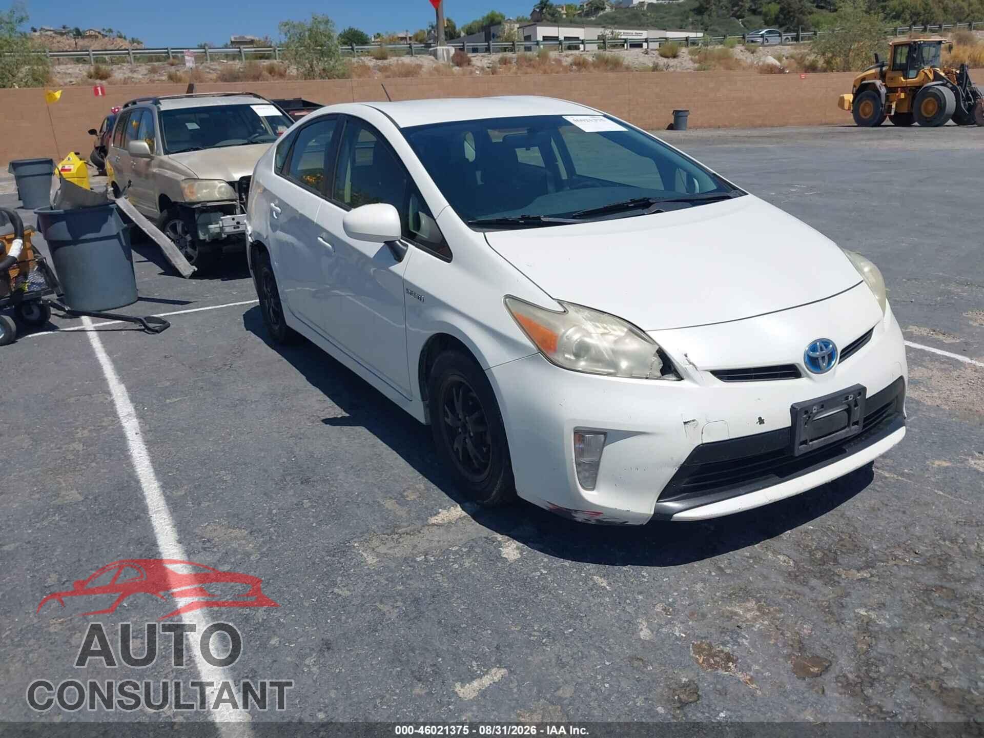 TOYOTA PRIUS 2012 - JTDKN3DU8C5521595
