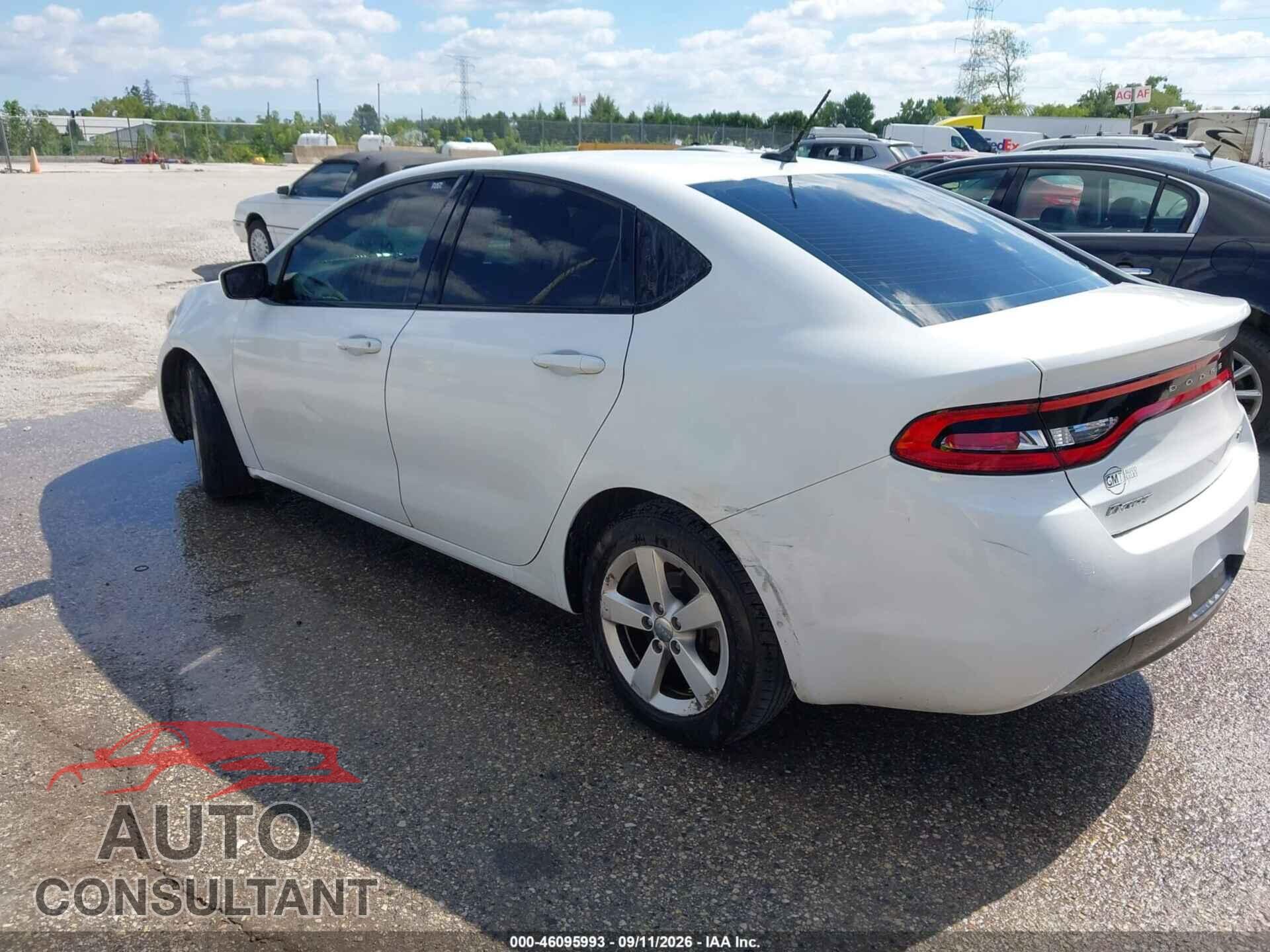 DODGE DART 2015 - 1C3CDFBB2FD308974
