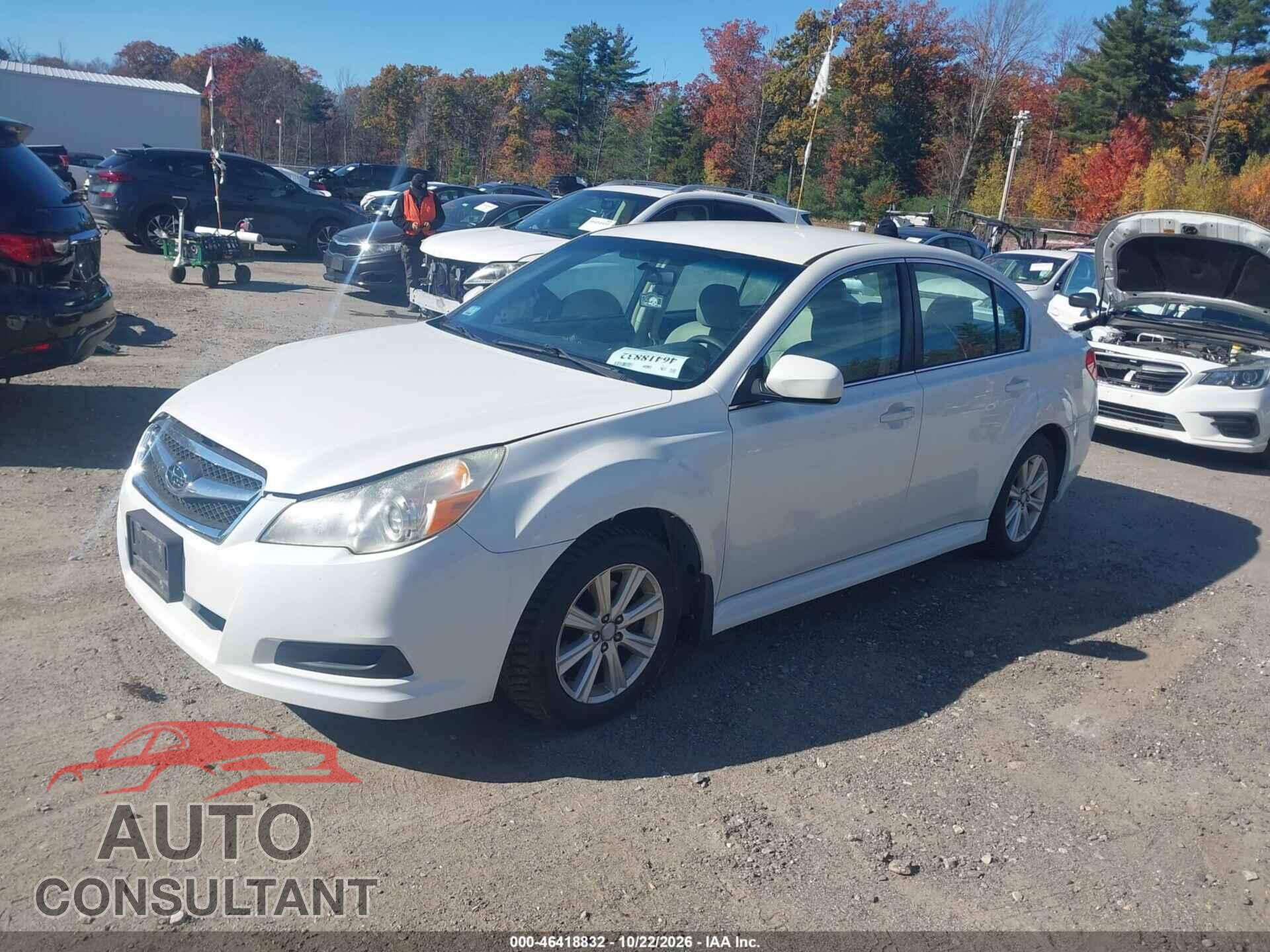 SUBARU LEGACY 2012 - 4S3BMBC64C3040657