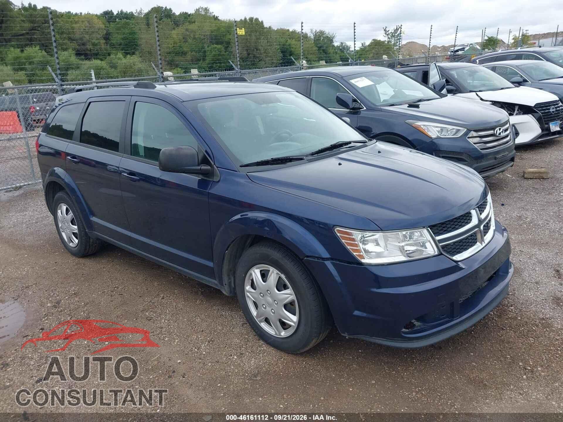 DODGE JOURNEY 2017 - 3C4PDCAB8HT638418
