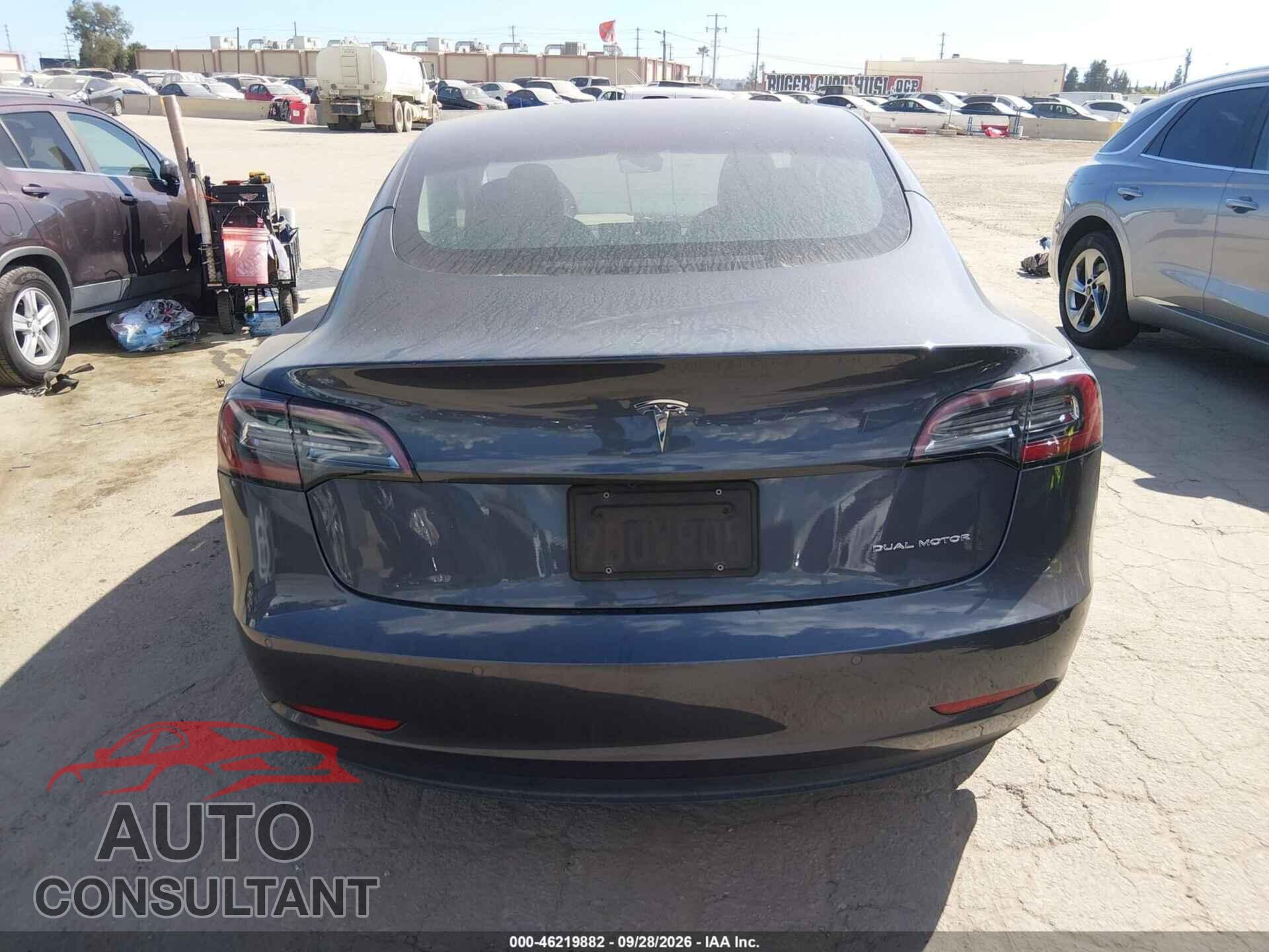 TESLA MODEL 3 2022 - 5YJ3E1EB8NF255812
