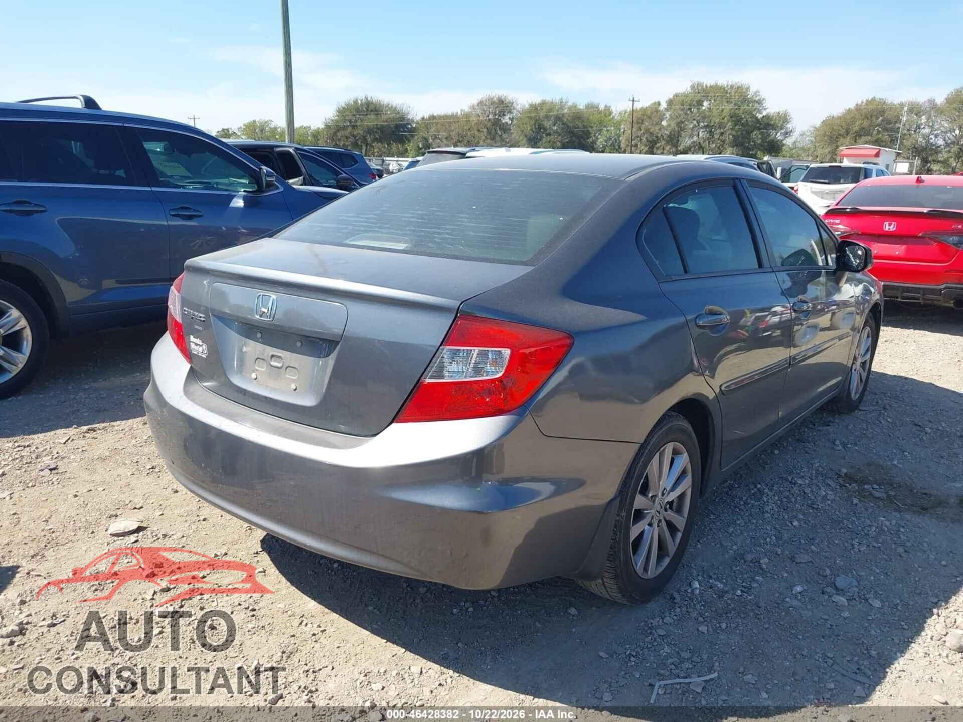 HONDA CIVIC 2012 - 19XFB2F80CE089741