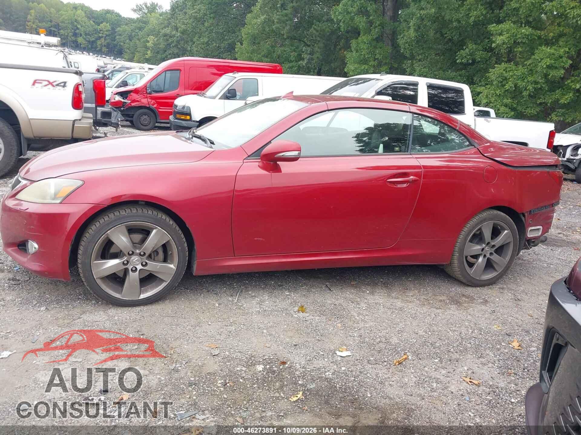 LEXUS IS 250C 2011 - JTHFF2C26B2521148