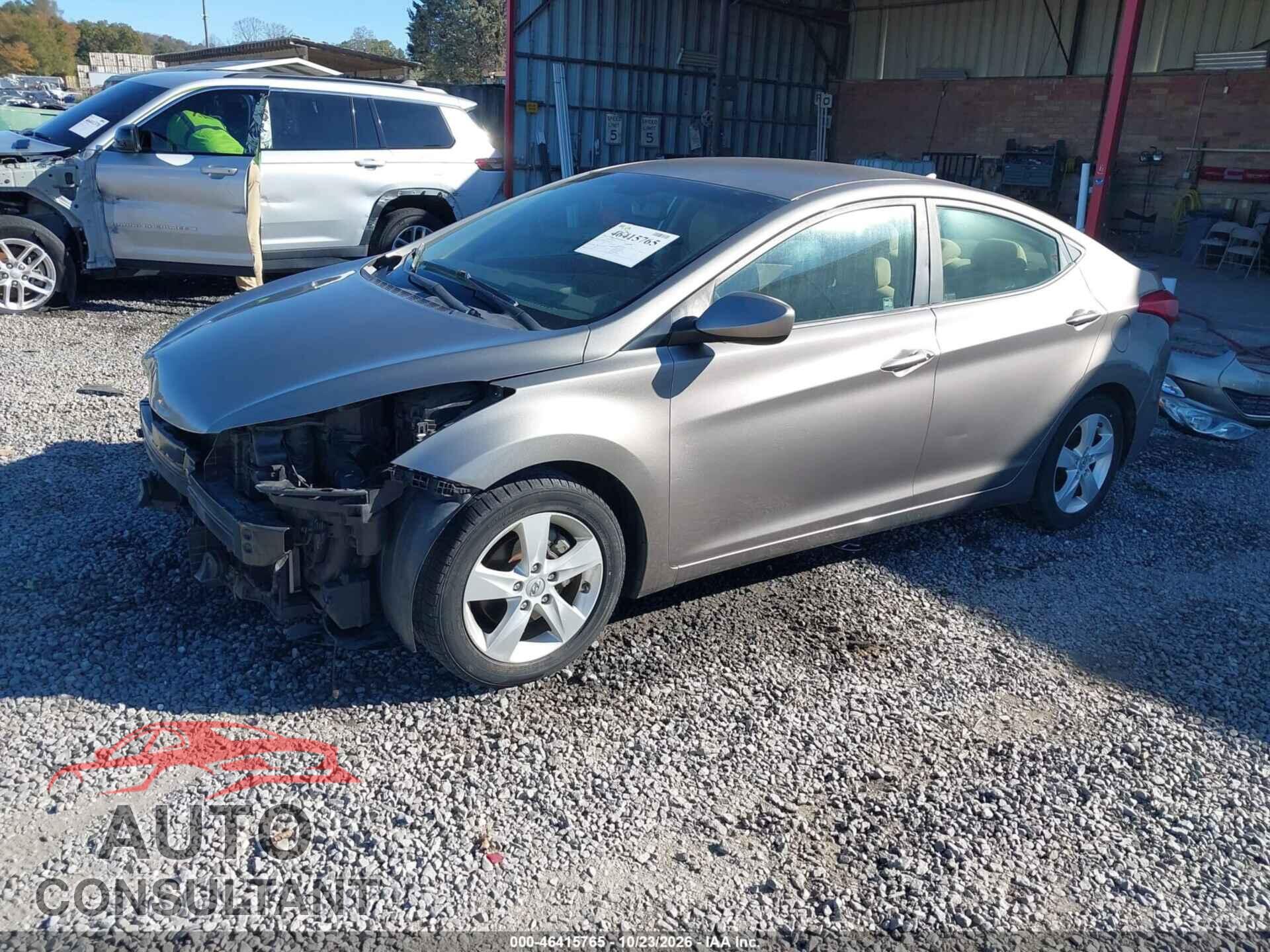 HYUNDAI ELANTRA 2012 - 5NPDH4AE0CH110503
