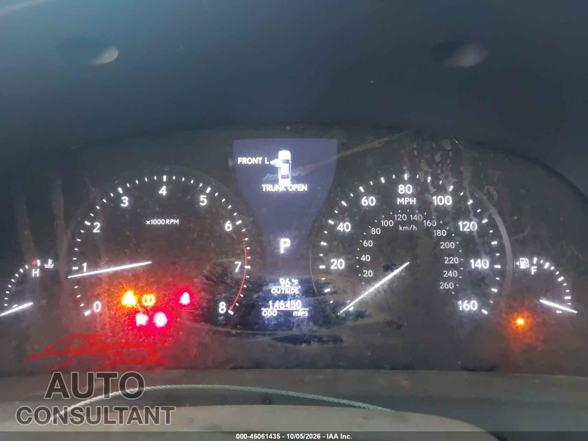 LEXUS LS 460 2014 - JTHBL5EF4E5128311
